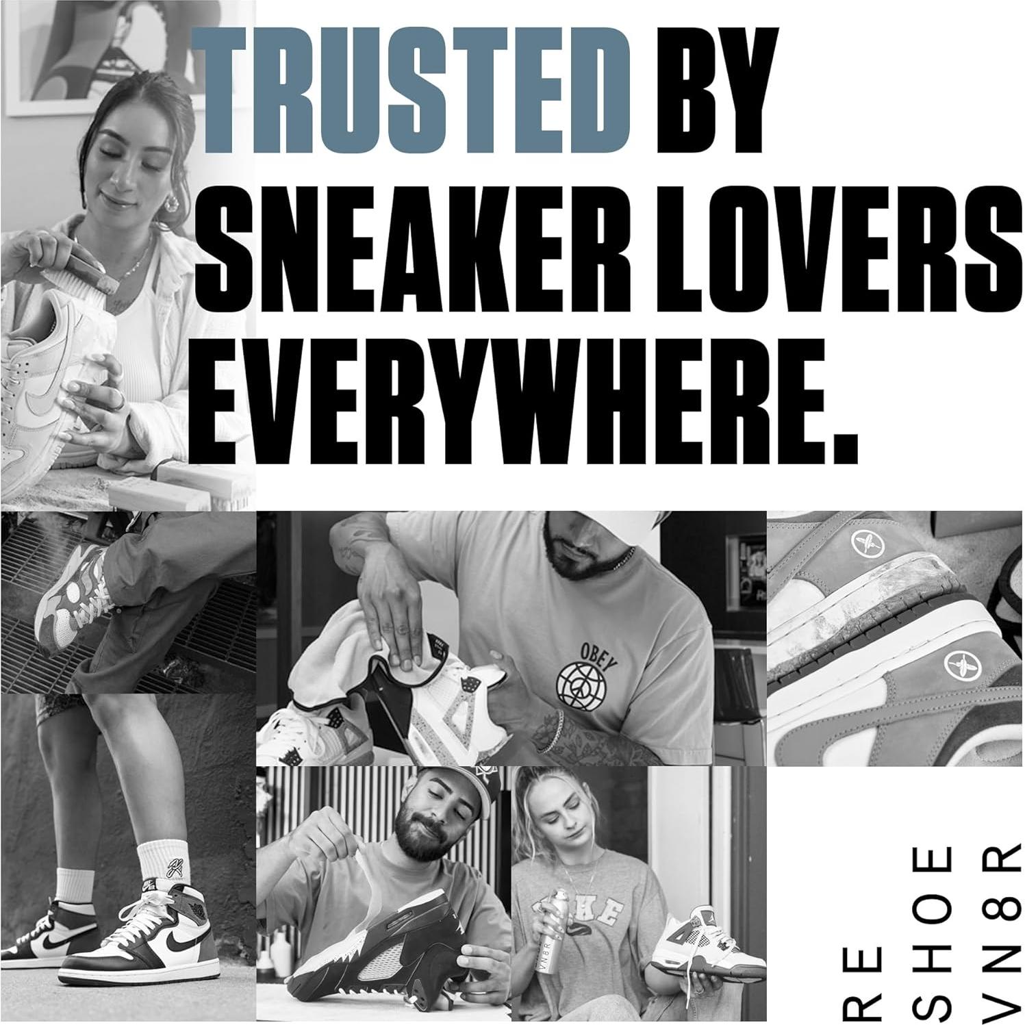 Kit de Limpieza Suede Seco Reshoevn8r - 1 Cepillo y 1 Borrador