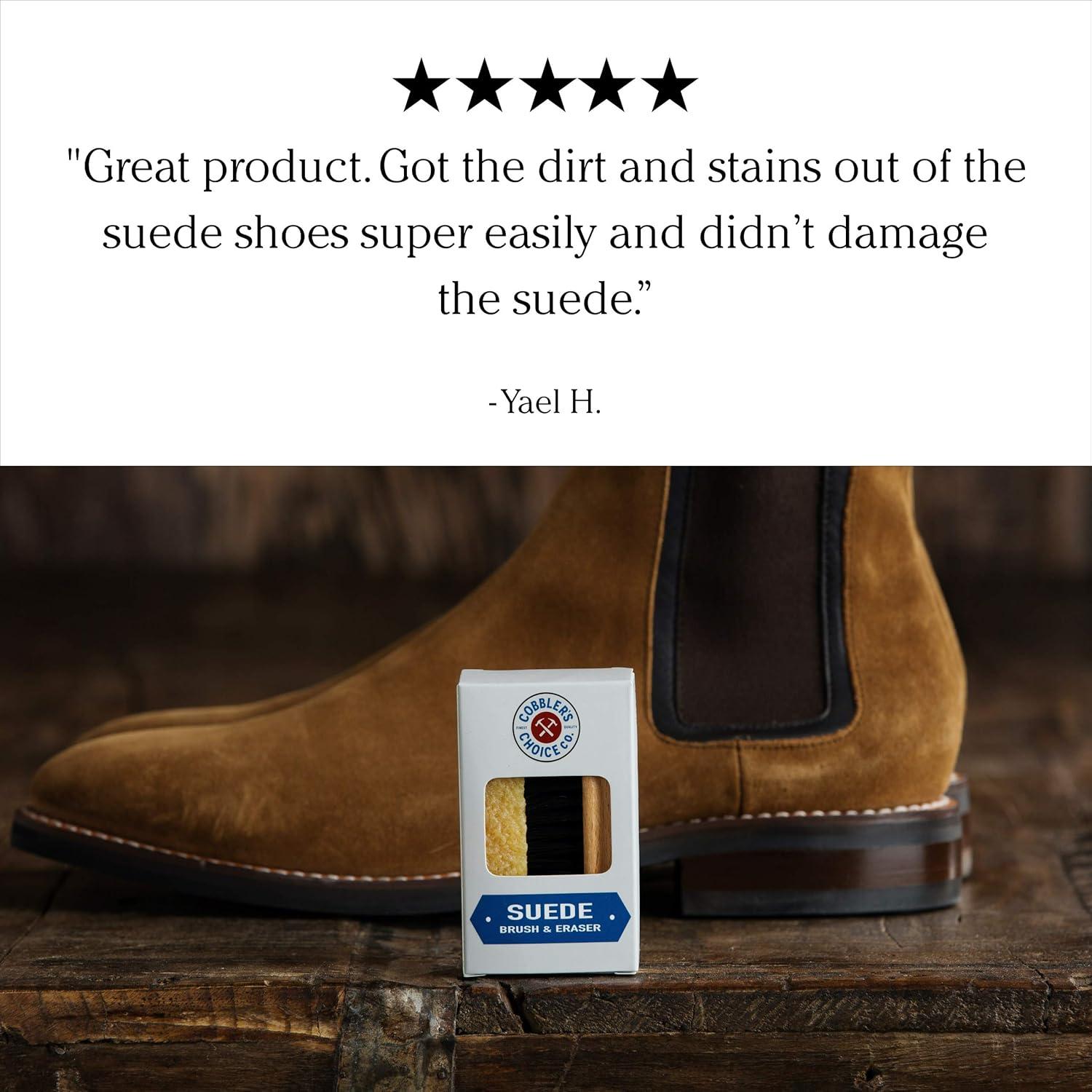 Kit de Cepillo y Borrador de Ante Cobbler's Choice 0.45 kg