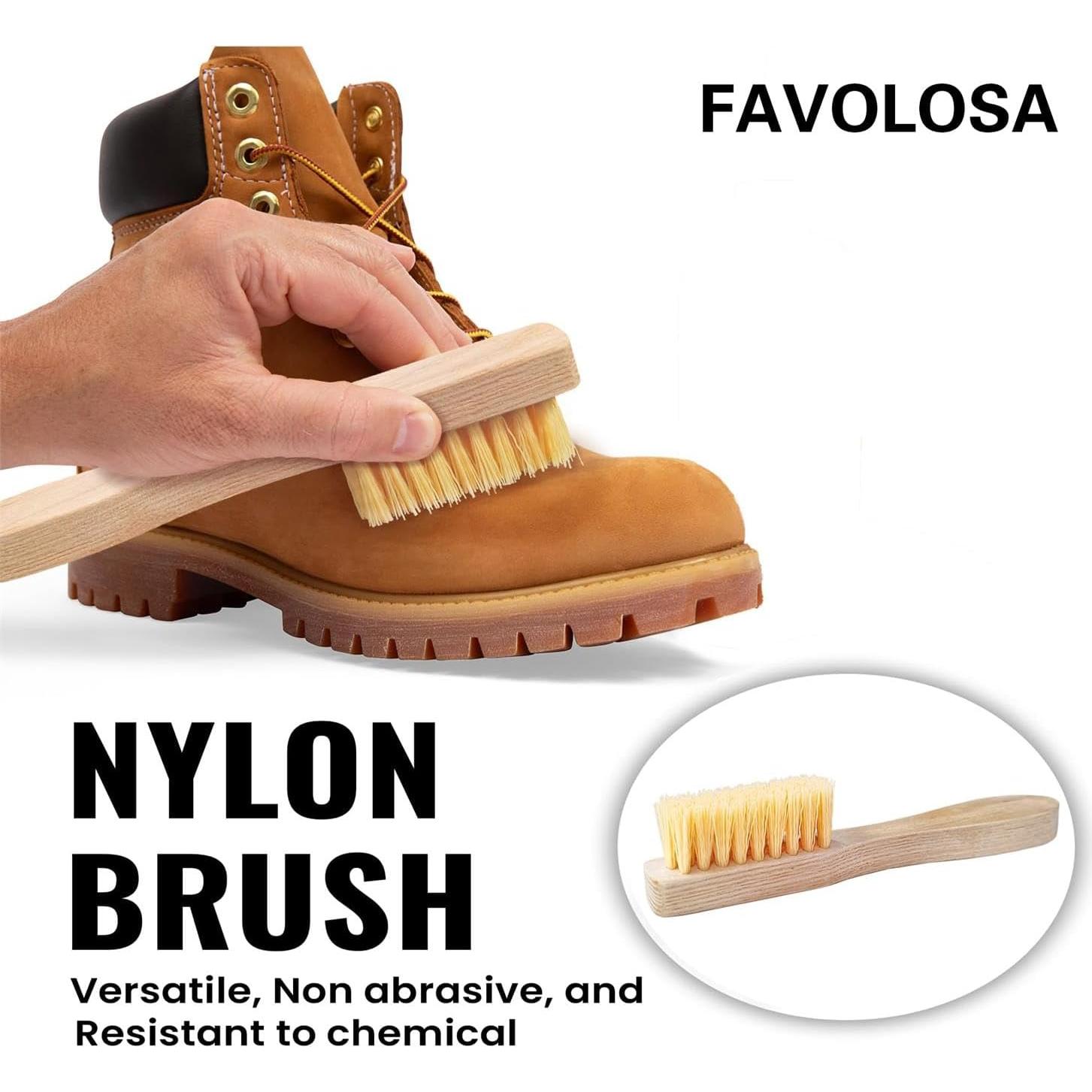Kit de Limpieza de Suede y Nubuck Favolosa - Cepillo y Borrador