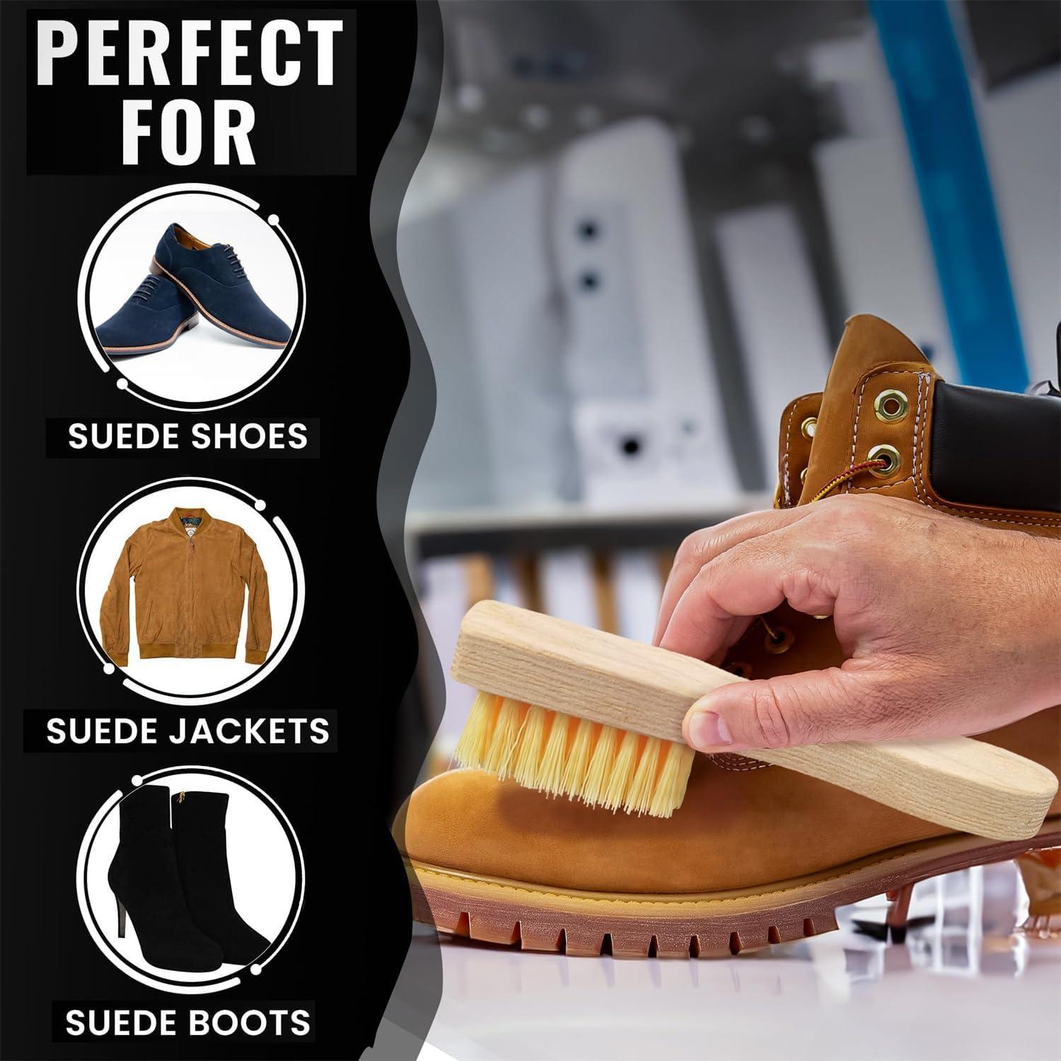 Kit de Limpieza de Suede y Nubuck Favolosa - Cepillo y Borrador