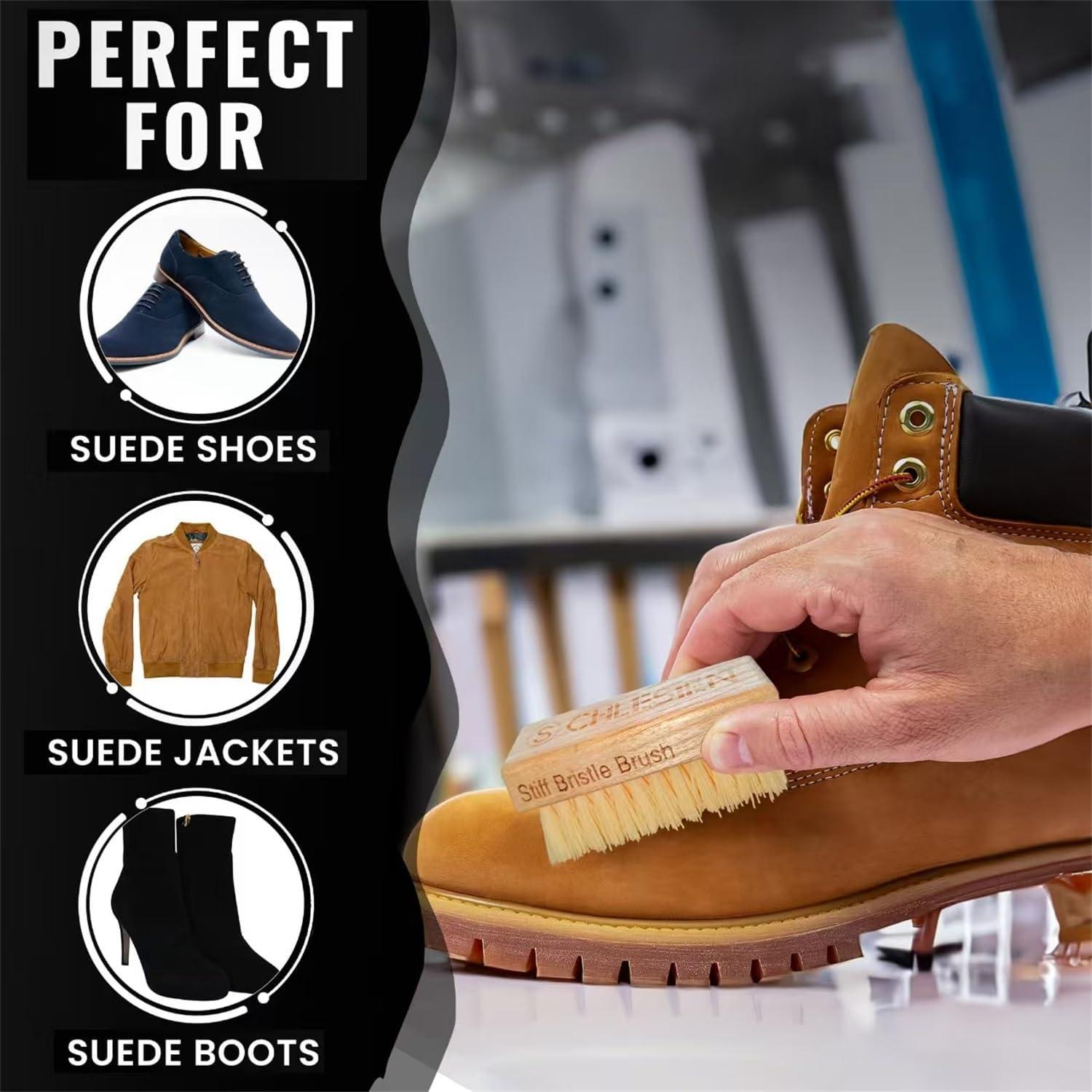 Kit de Limpieza de Suede y Nubuck Favolosa - Cepillo y Borrador