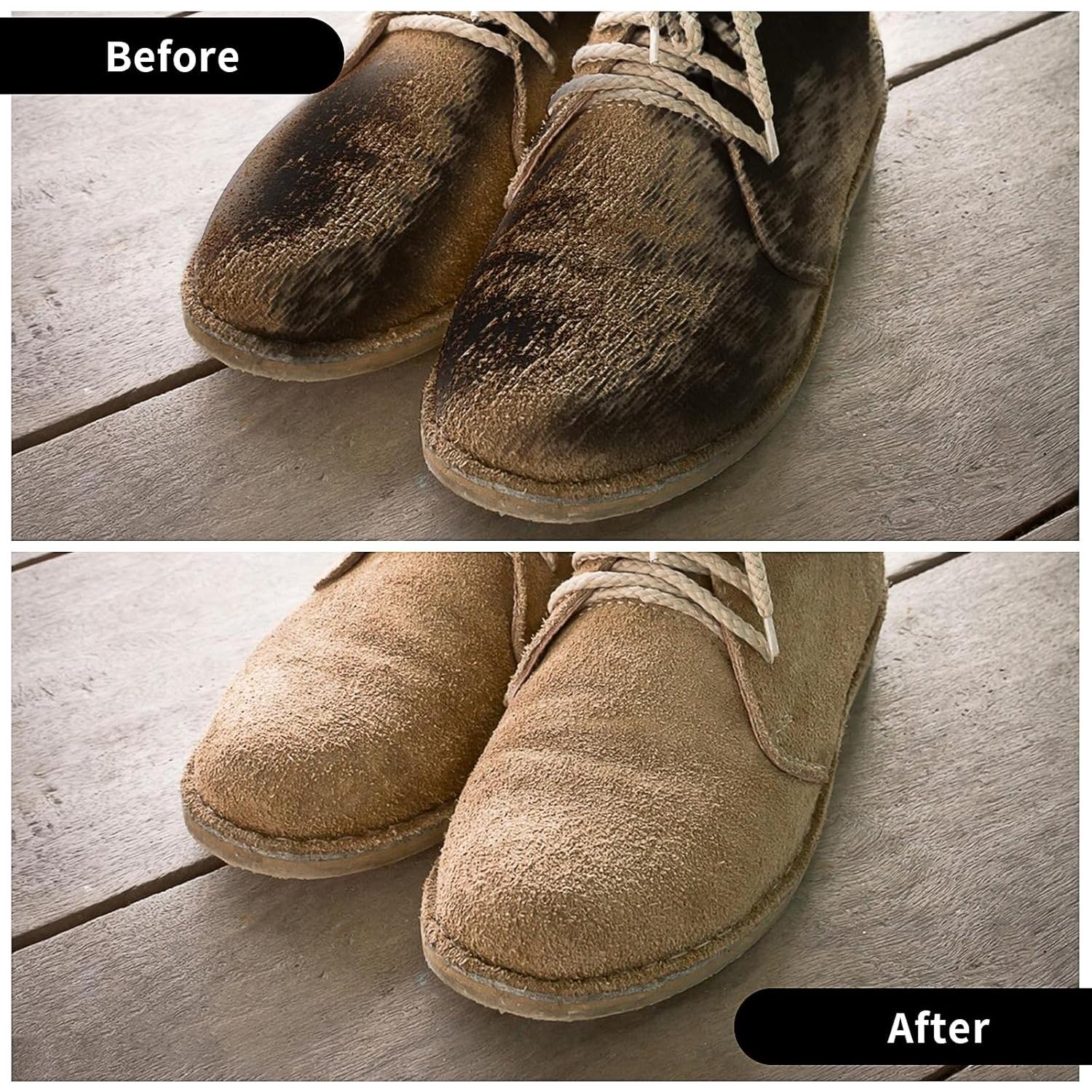 Kit de Cuidado de Zapatos Amabro - 3 Piezas para Suede y Nubuck