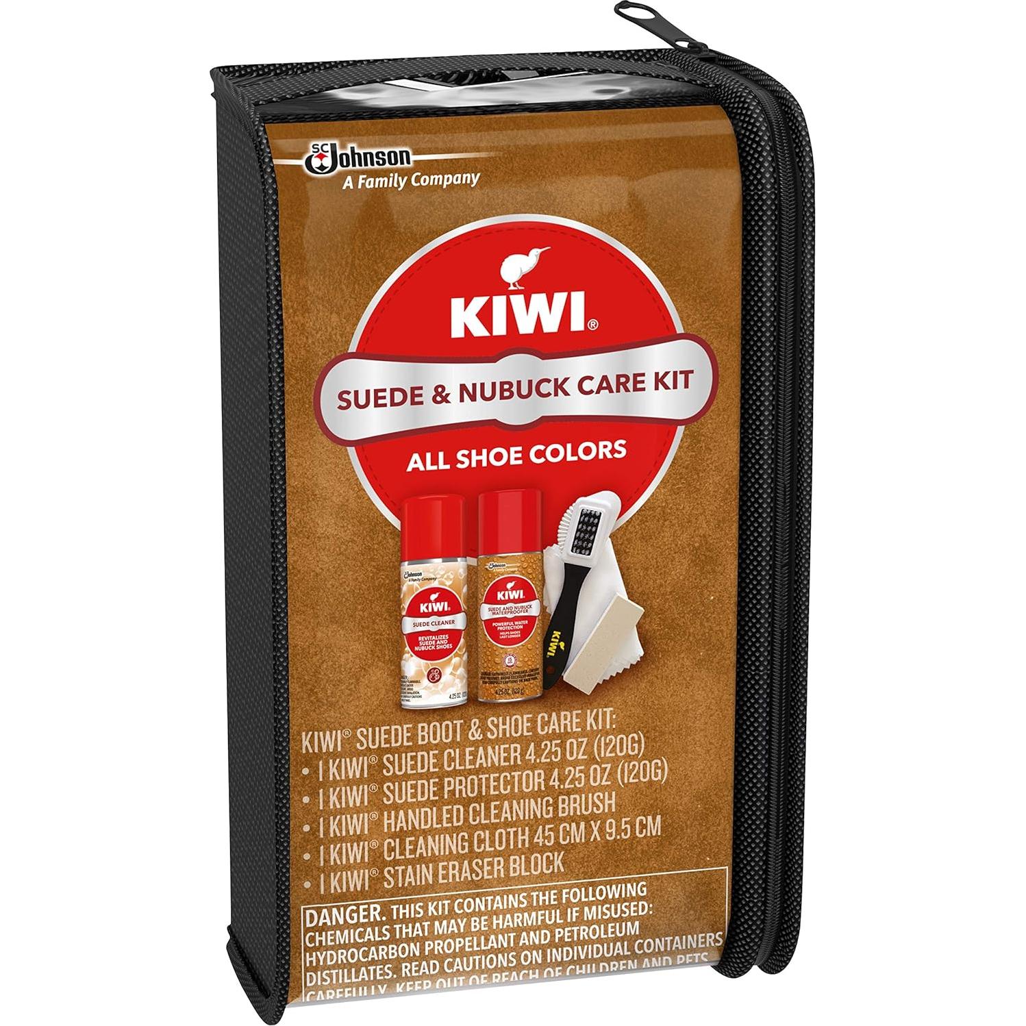 Kit Limpiador Suede y Nubuck KIWI - 5 Piezas