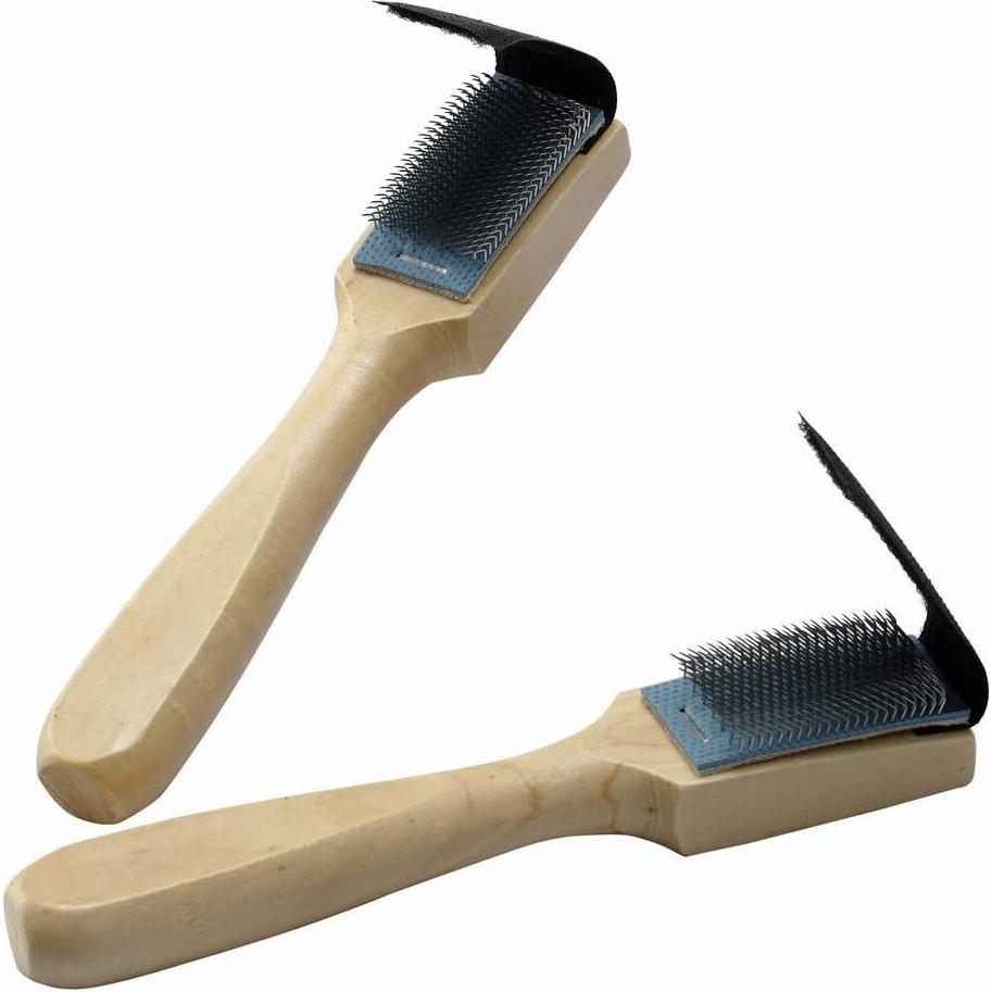 Cepillo Limpiador de Zapatos de Baile BinaryABC - Madera y Alambre