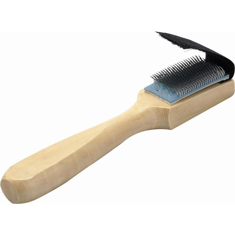 Cepillo Limpiador de Zapatos de Baile BinaryABC - Madera y Alambre