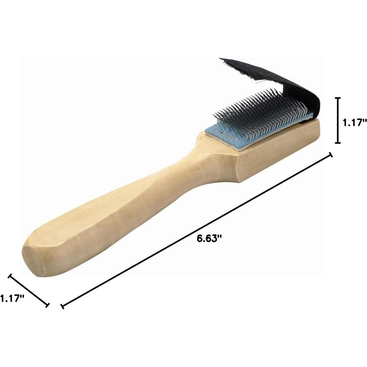 Cepillo Limpiador de Zapatos de Baile BinaryABC - Madera y Alambre