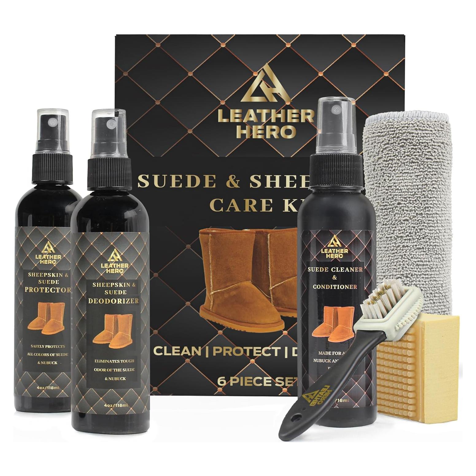 Kit de Cuidado de Ante y Nubuck - 6 Piezas - Ideal para Botas UGG