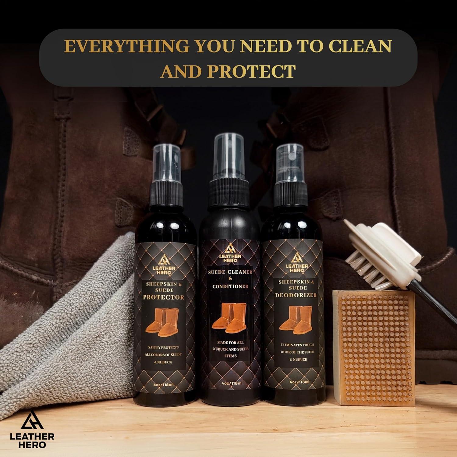 Kit de Cuidado de Ante y Nubuck - 6 Piezas - Ideal para Botas UGG