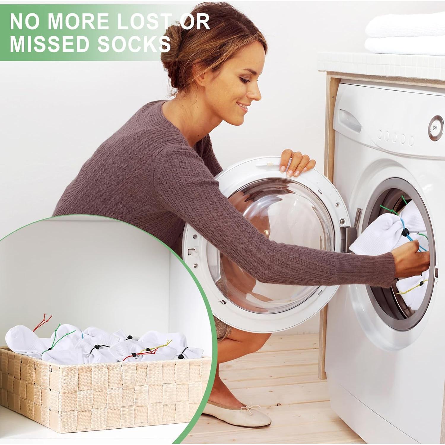 50 Clips para Calcetines Wowangce - Organizador de Lavandería
