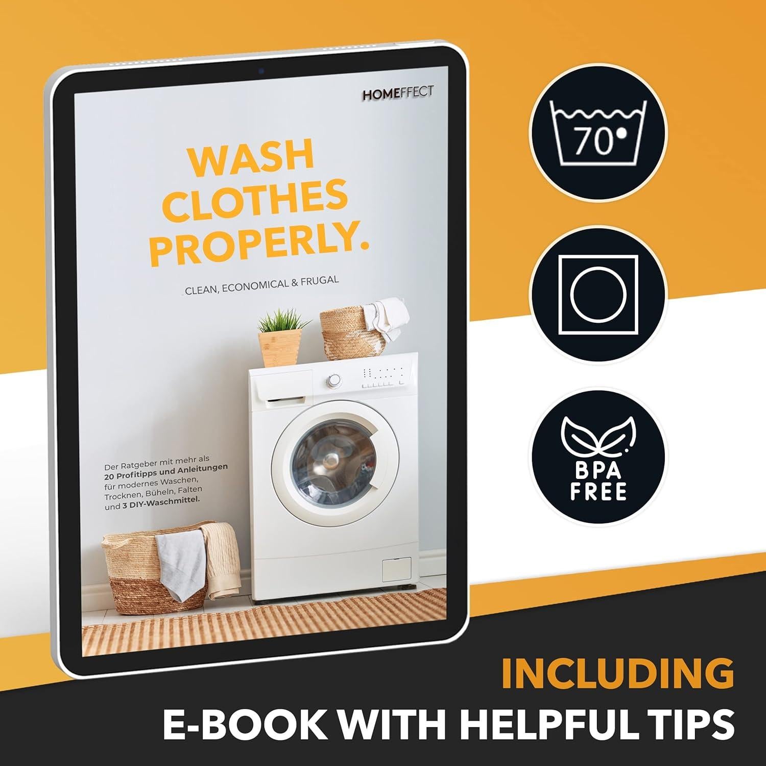 Clips para Calcetines Homeffect - Soporte Lavadora y Secadora