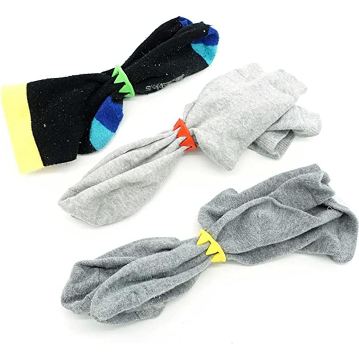 30 Anillos Sujetadores de Calcetines Sujosa Multicolor