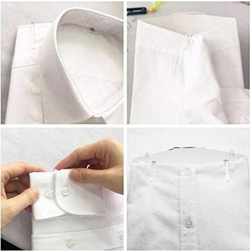 Clips de Plástico Transparente Tipo Cocodrilo MEETOOT 300pcs 38mm