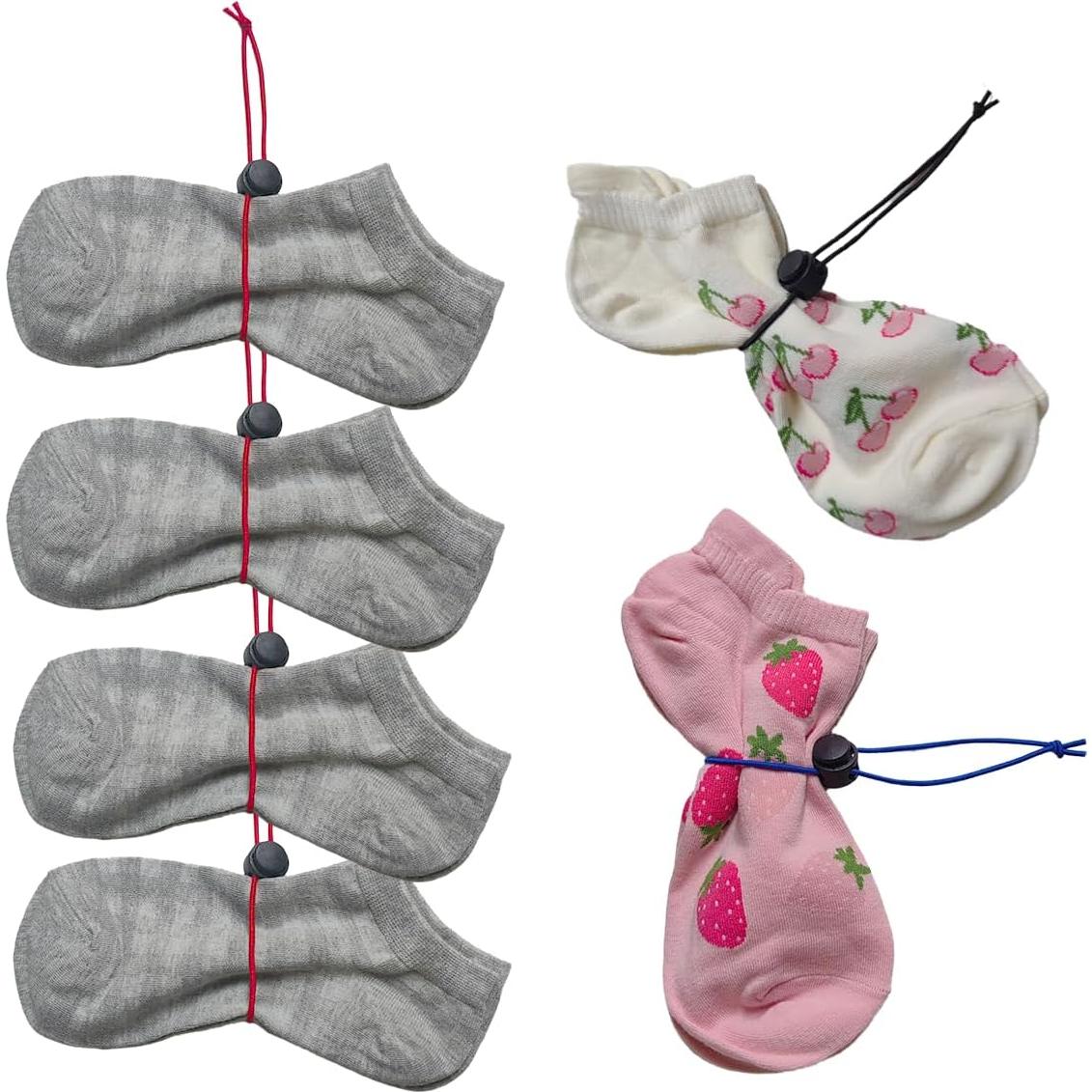 40 Clips para Calcetines GYZC, Organizador de Lavandería