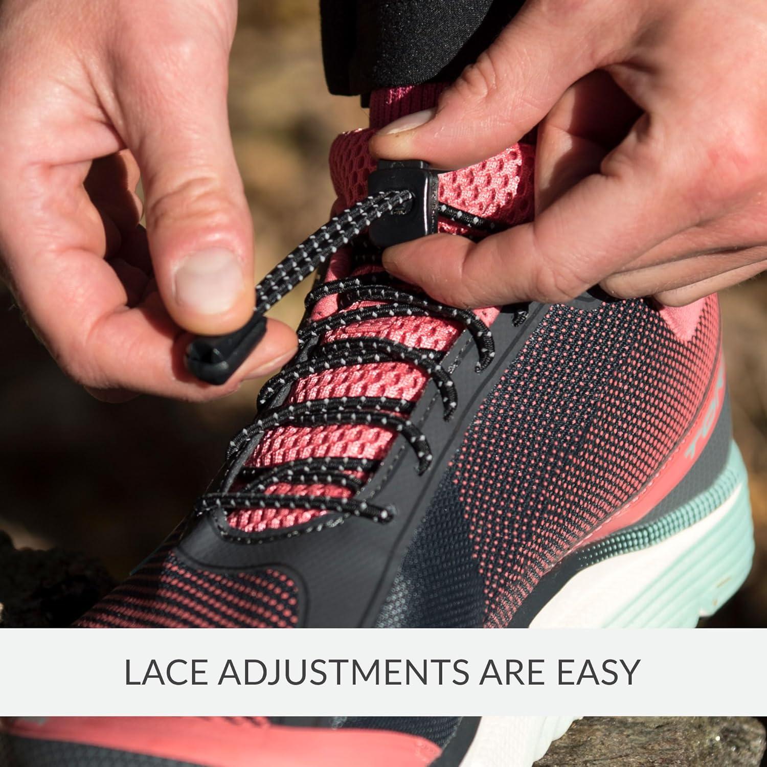 Cuerdas de zapato elásticas Nathan para correr y deportes