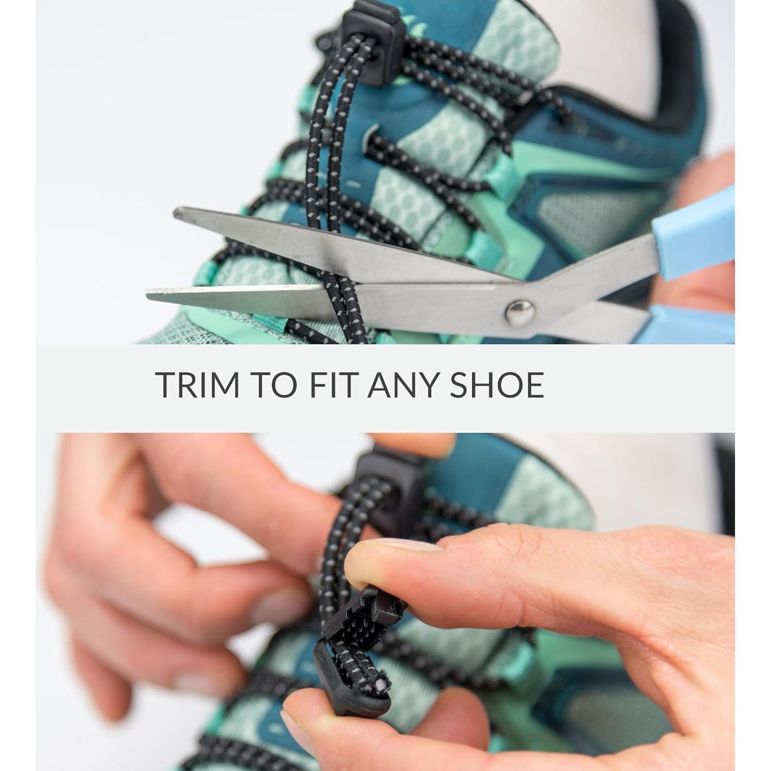 Cuerdas de zapato elásticas Nathan para correr y deportes