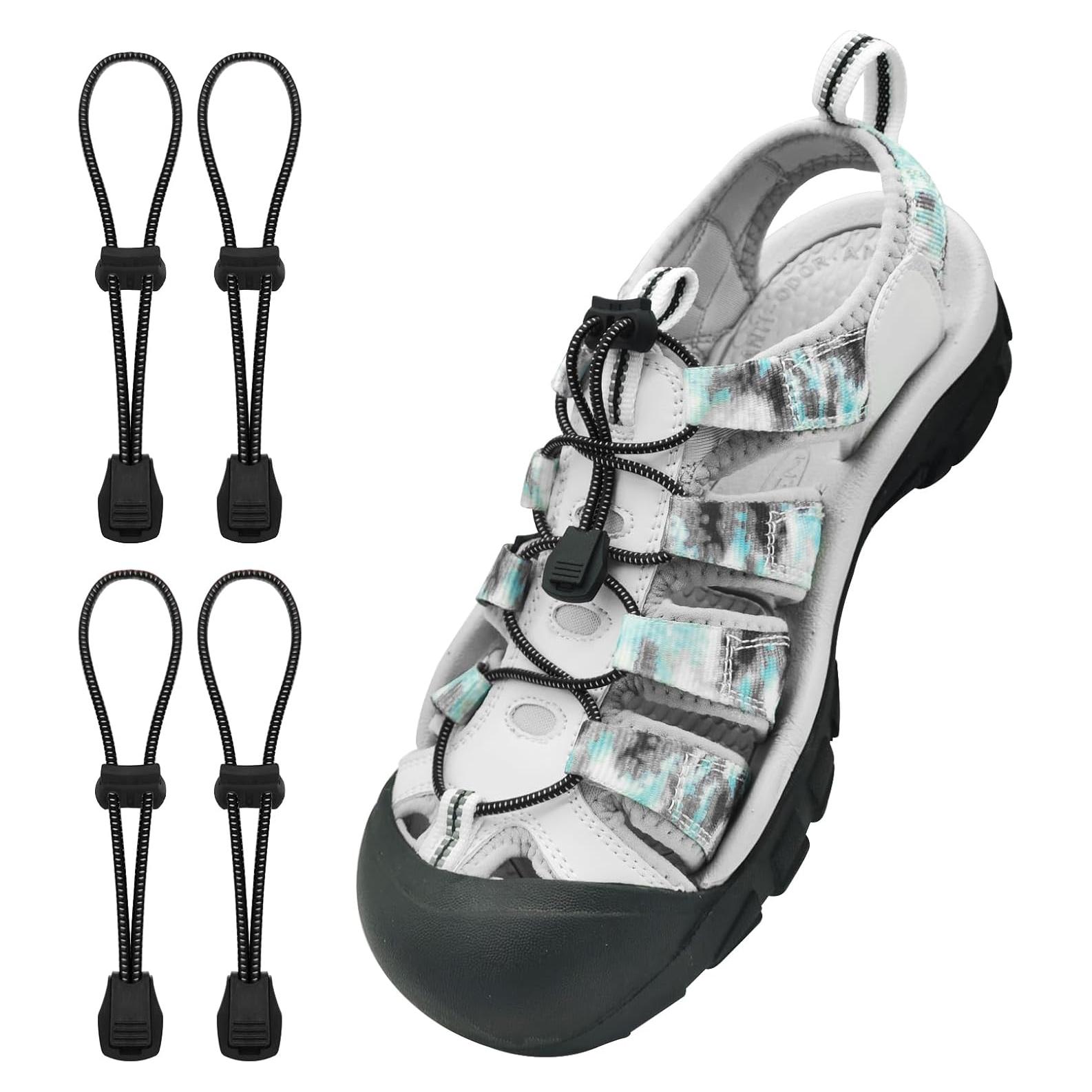 Cintas Elásticas Sin Nudos NDTEZUGT 2 Pares para Sandalias