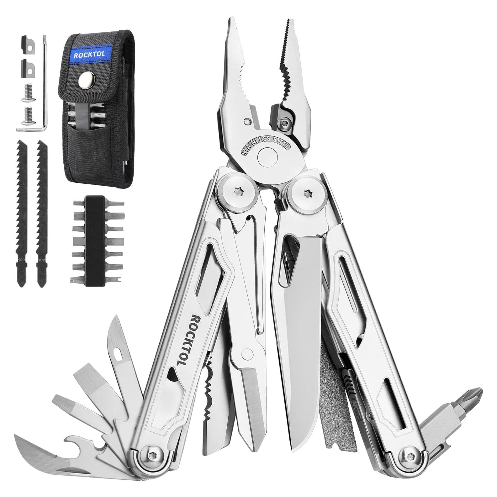 Multiherramienta ROCKTOL 29 en 1 con alicates y sierra