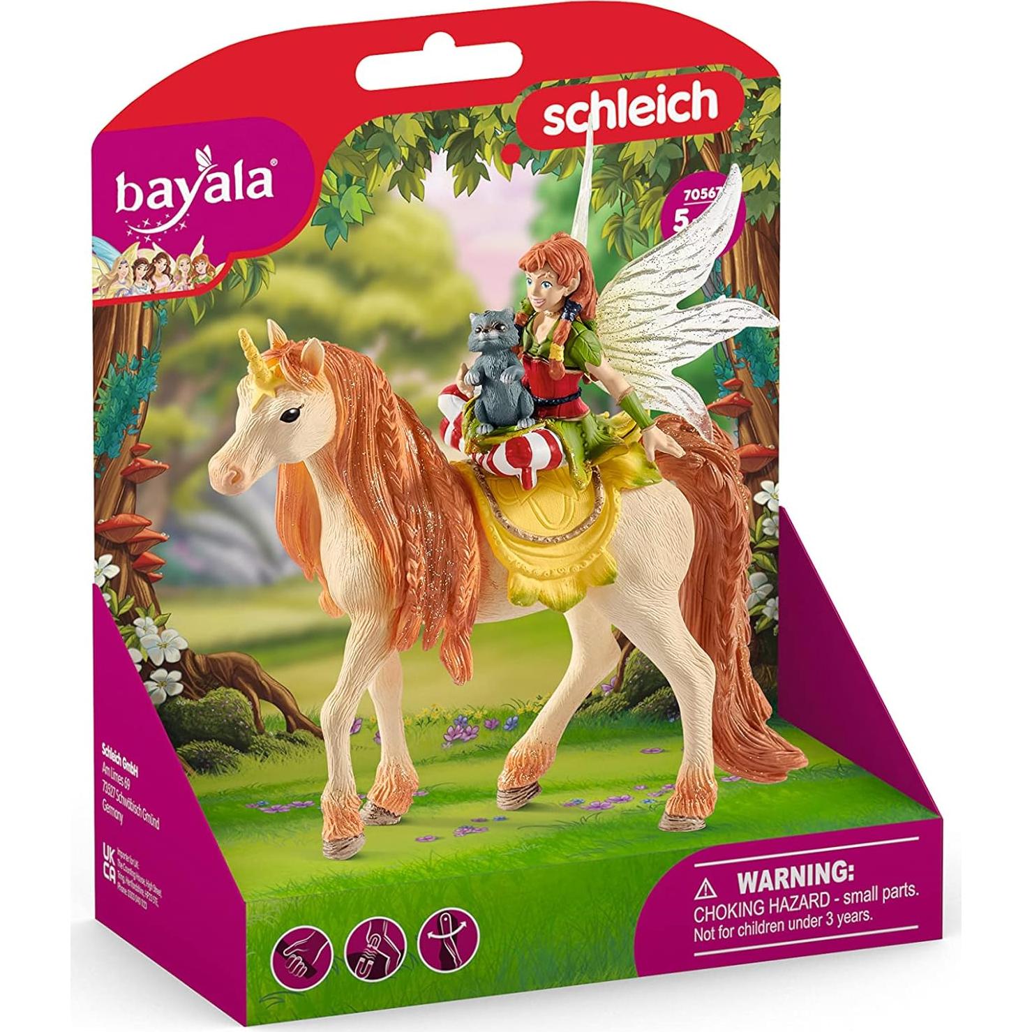 Set de Juego Hada Marween y Unicornio Schleich 3 Piezas