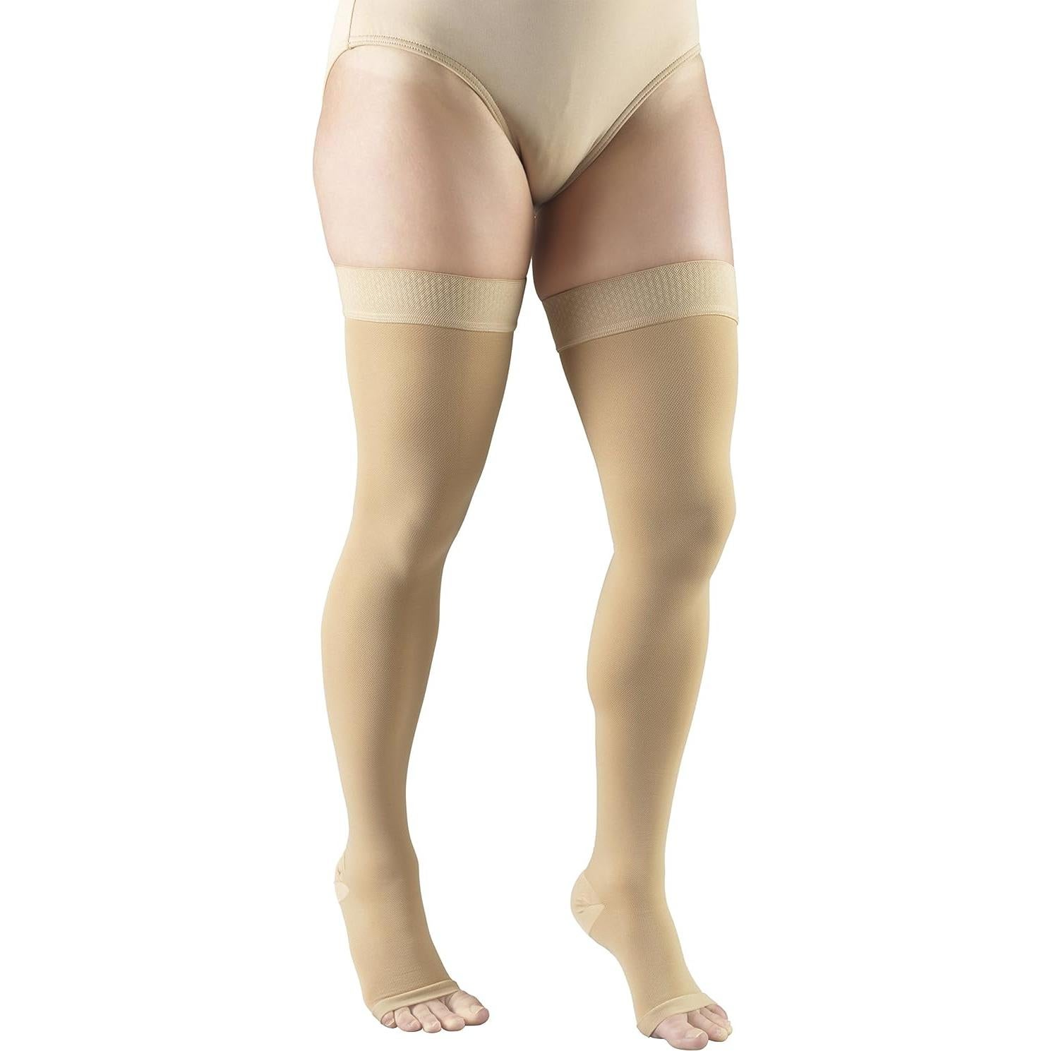 Medias de Compresión Truform 20-30 mmHg Unisex Beige Mediano
