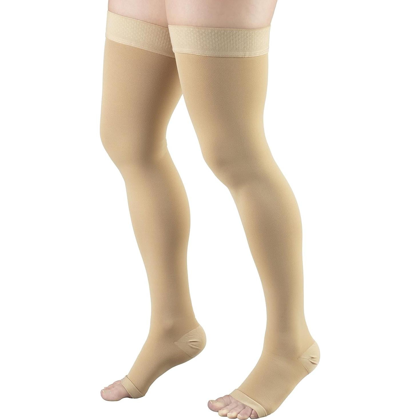 Medias de Compresión Truform 20-30 mmHg Unisex Beige Mediano