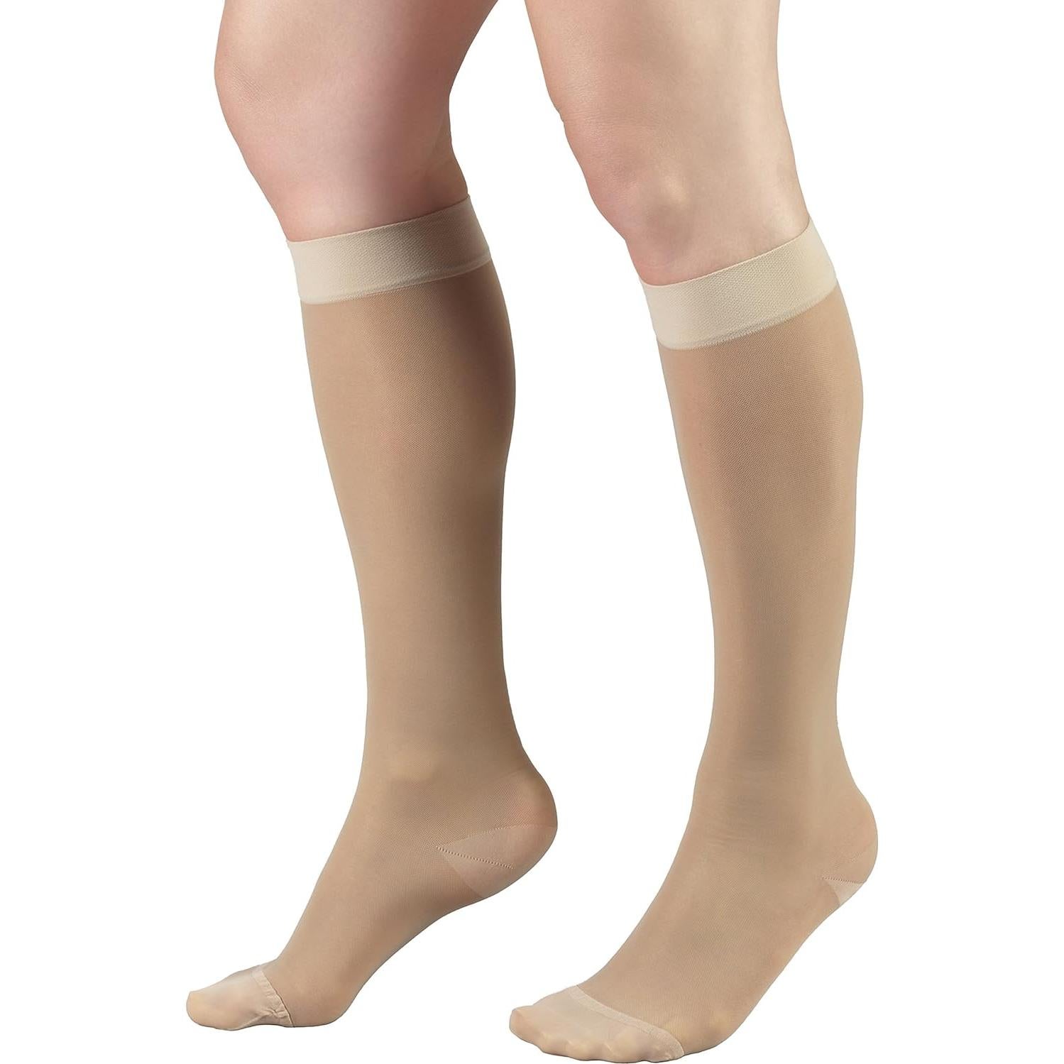 Medias de Compresión Truform 1773 para Mujeres, 15-20 mmHg, Nude