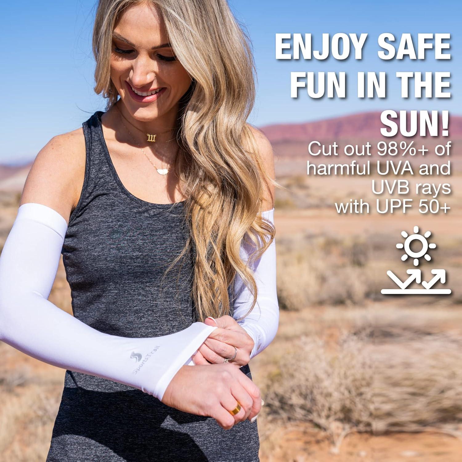 Mangas de Enfriamiento SportsTrail UV 50+ para Hombres y Mujeres