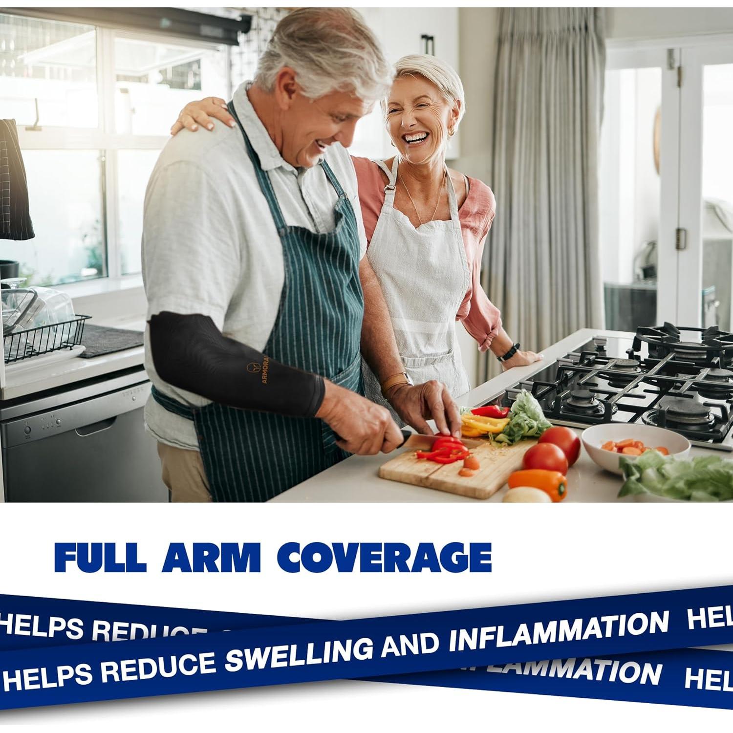 Mangas para brazos ARMORAY SPARTX - Protección UV, Talla Única