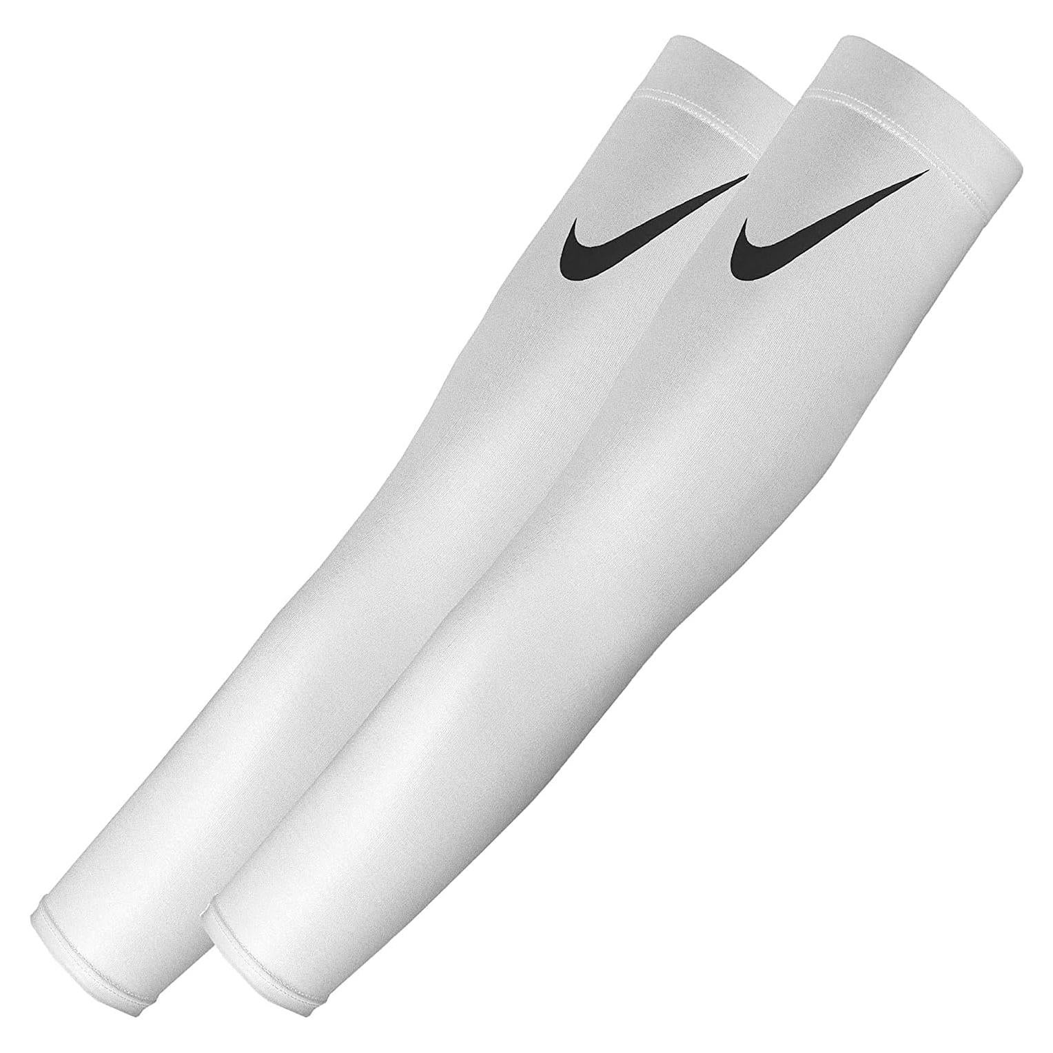 Mangas para brazos NIKE Pro Dri-FIT 3.0 Adulto - Pequeño/Mediano - Blanco