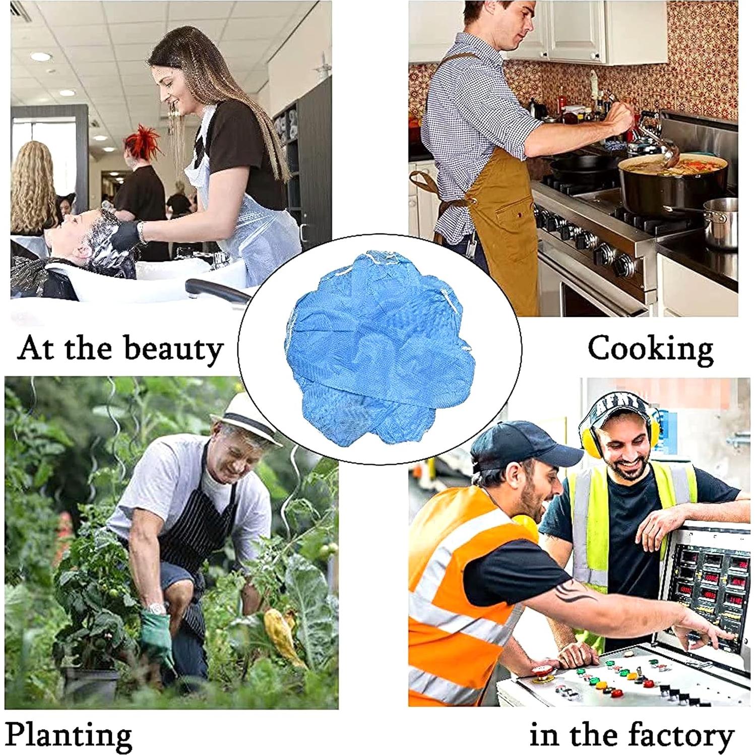 100 Fundas Reutilizables para Brazo G & F Azul 38 cm