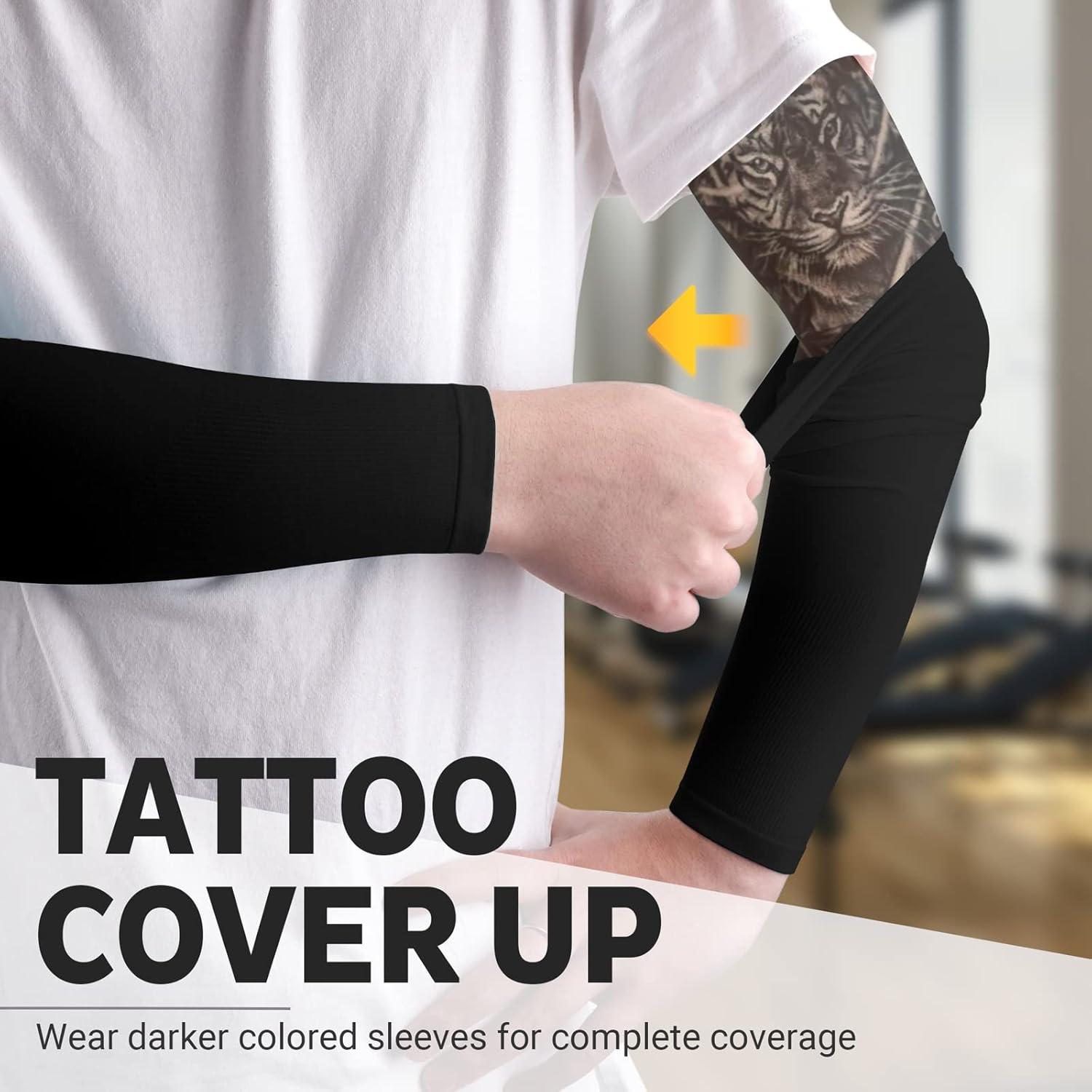 Mangas de Protección Solar UV UPF 50 Unisex - Cubierta de Tatuaje