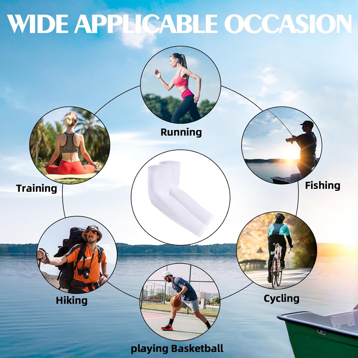 Mangas de Compresión UPF 50+ Xeoxarel para Hombres y Mujeres