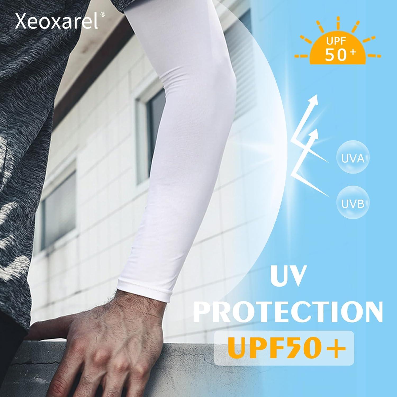 Mangas de Compresión UPF 50+ Xeoxarel para Hombres y Mujeres