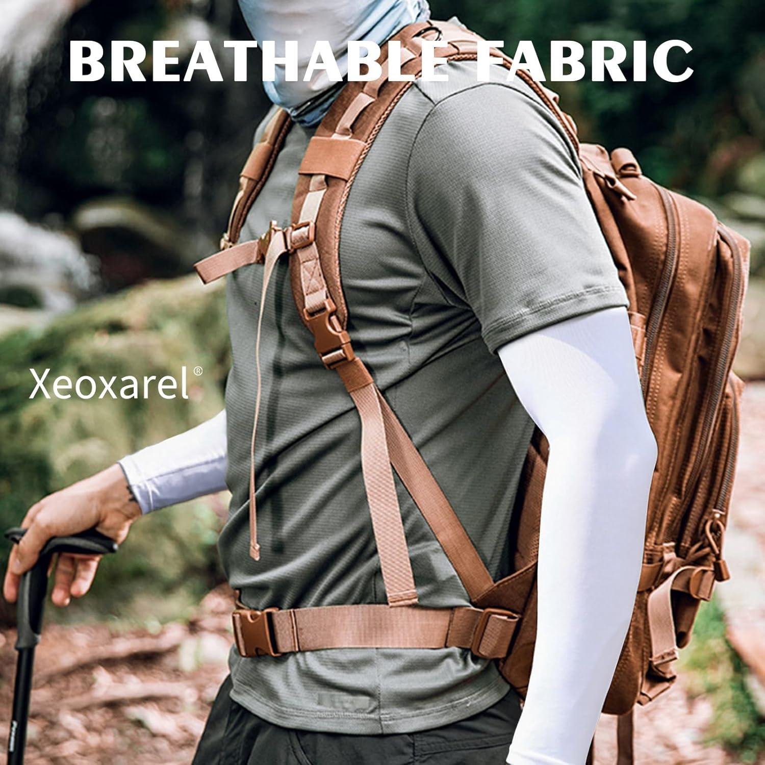 Mangas de Compresión UPF 50+ Xeoxarel para Hombres y Mujeres