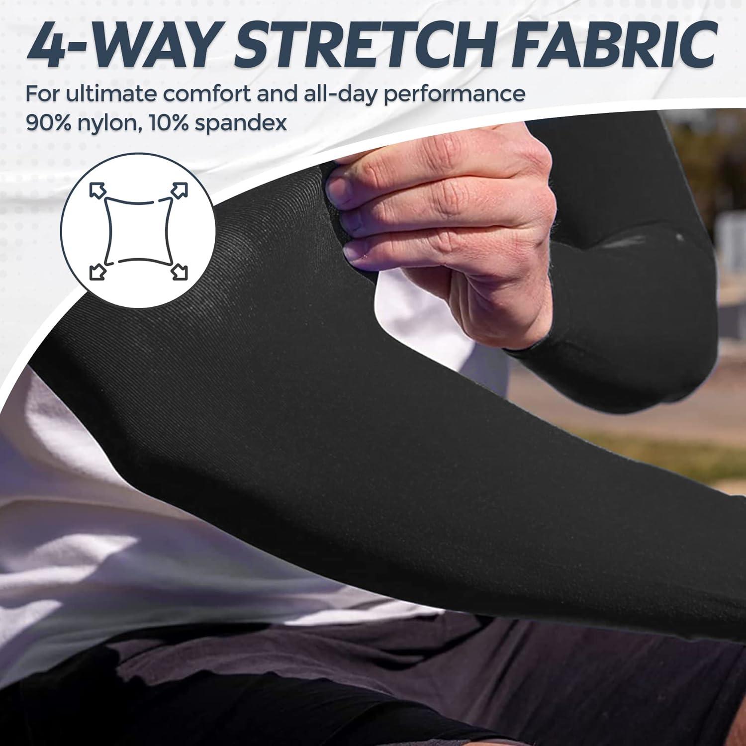 Mangas de Compresión KUHNMARVIN UV 50 para Brazos - 2 Pares