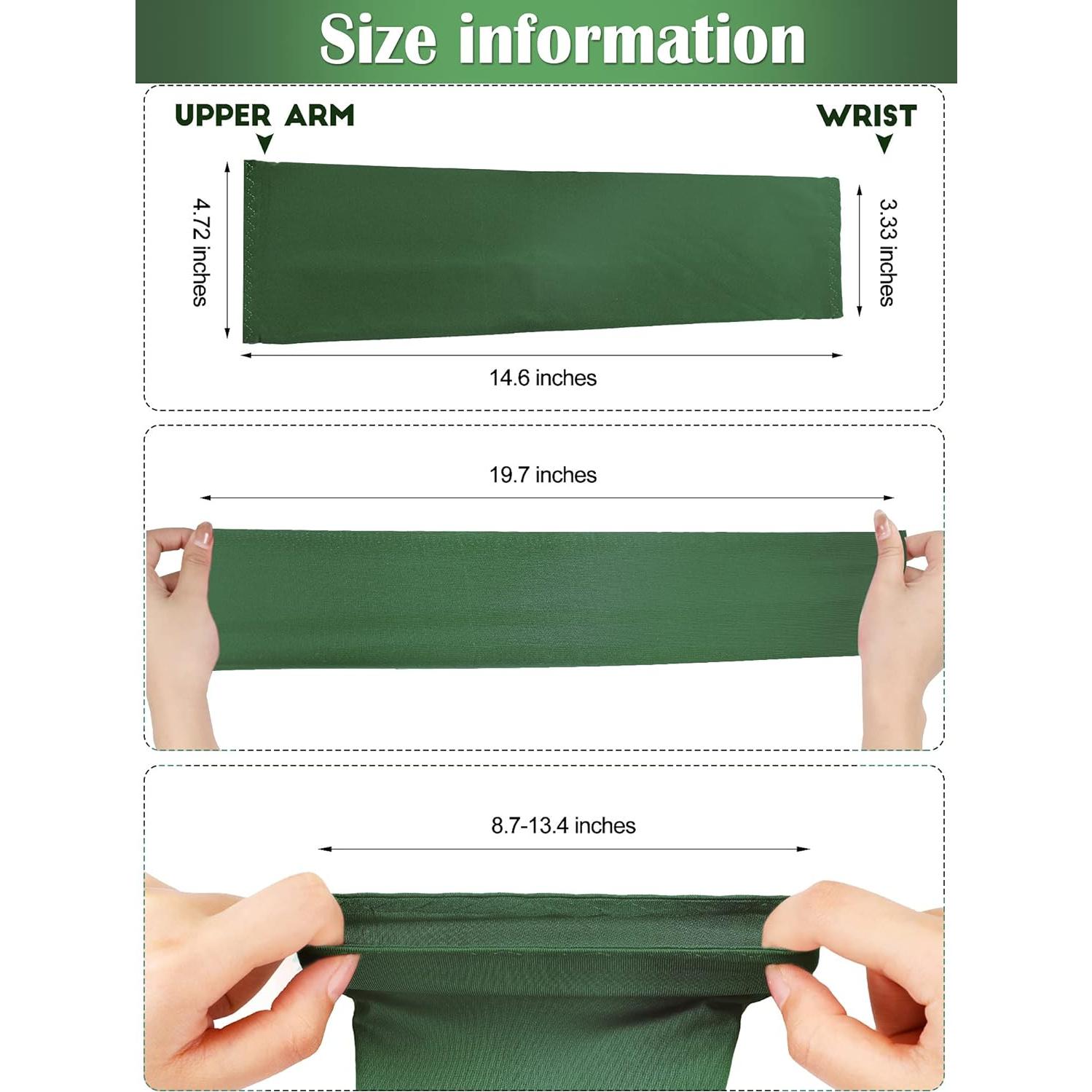 Mangas de Protección UV Unisex Bememo - 12 Pares Multicolor