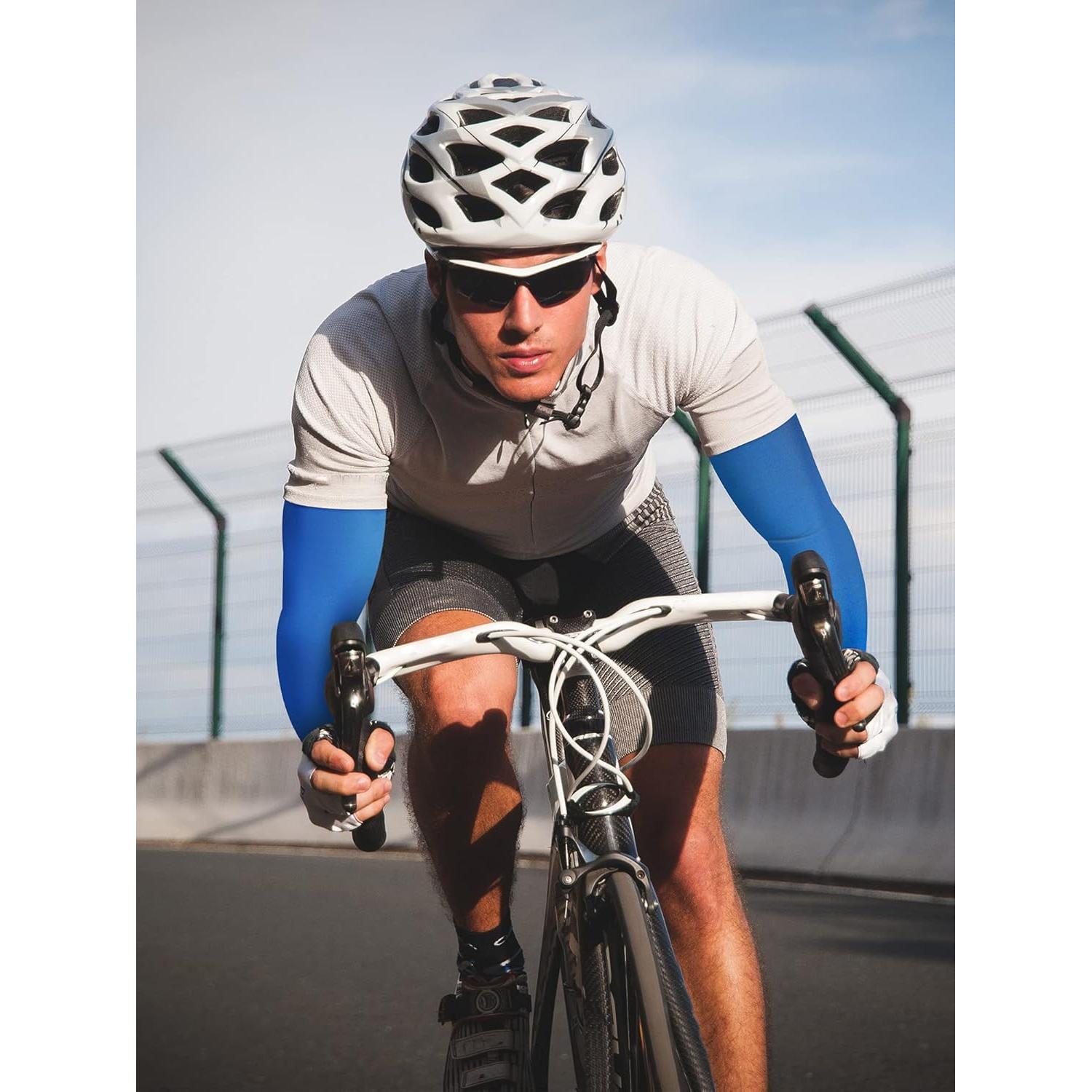 Mangas de Protección UV Unisex Bememo - 12 Pares Multicolor