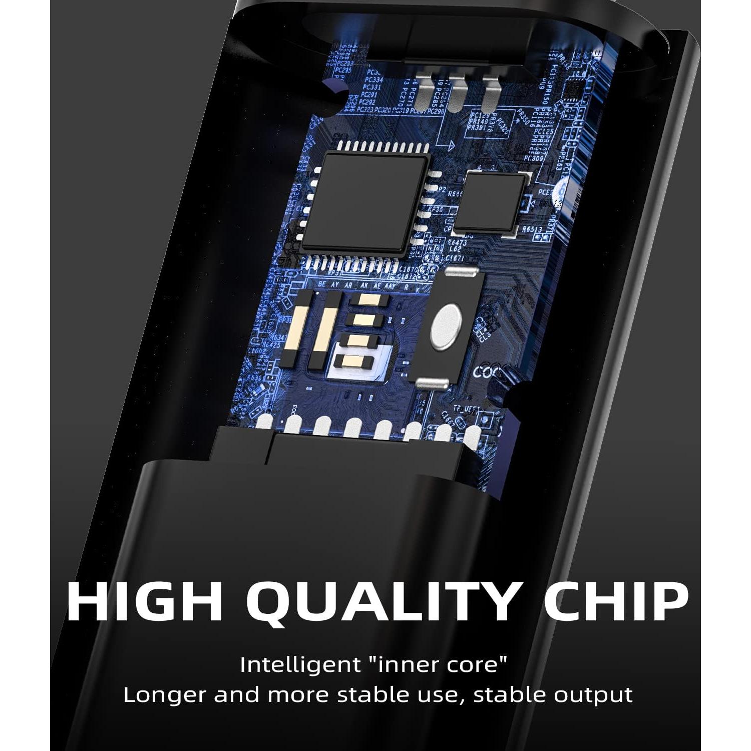 Adaptador USB C a Lightning HOYULLI 3 paquetes MFi