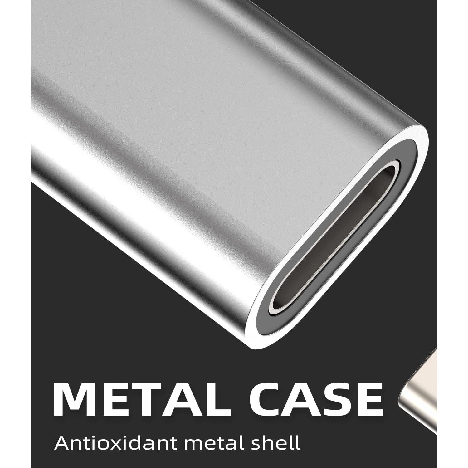 Adaptador USB C a Lightning HOYULLI 3 paquetes MFi