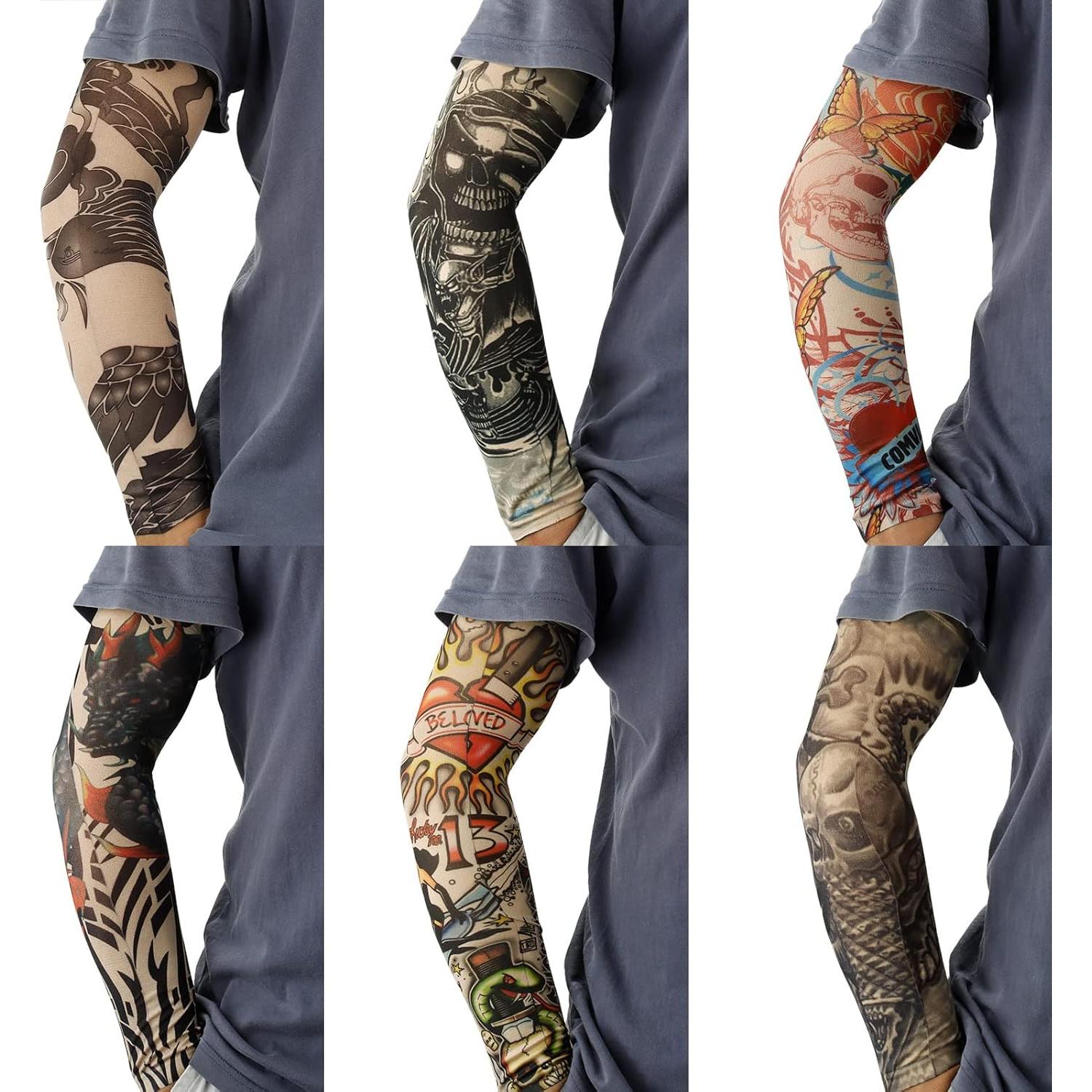 Mangas de Tatuaje YARIEW 12pc Unisex Protección Solar