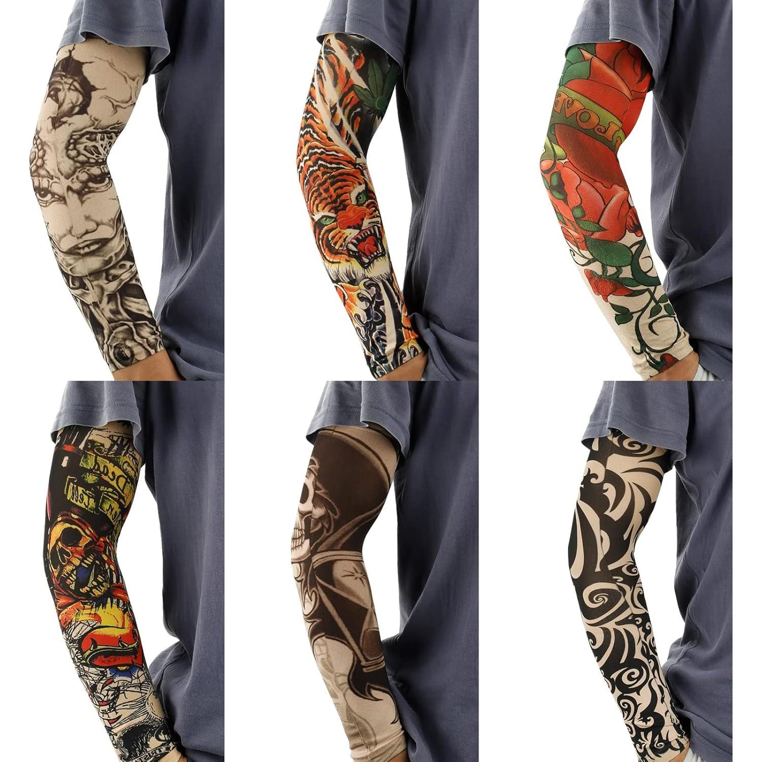 Mangas de Tatuaje YARIEW 12pc Unisex Protección Solar