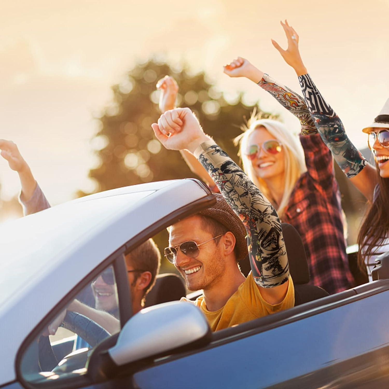 Mangas de Tatuaje YARIEW 12pc Unisex Protección Solar