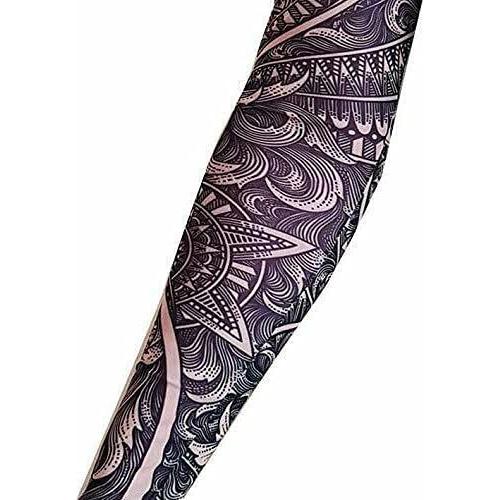 2 Mangas de Tatuaje Nylon Elástico Adulto Punk Rocker Halloween