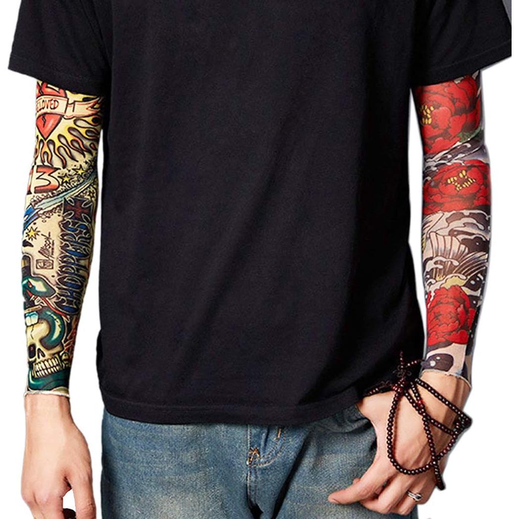 Mangas de Tatuaje Temporales Toirxarn 8PCS con Protección Solar