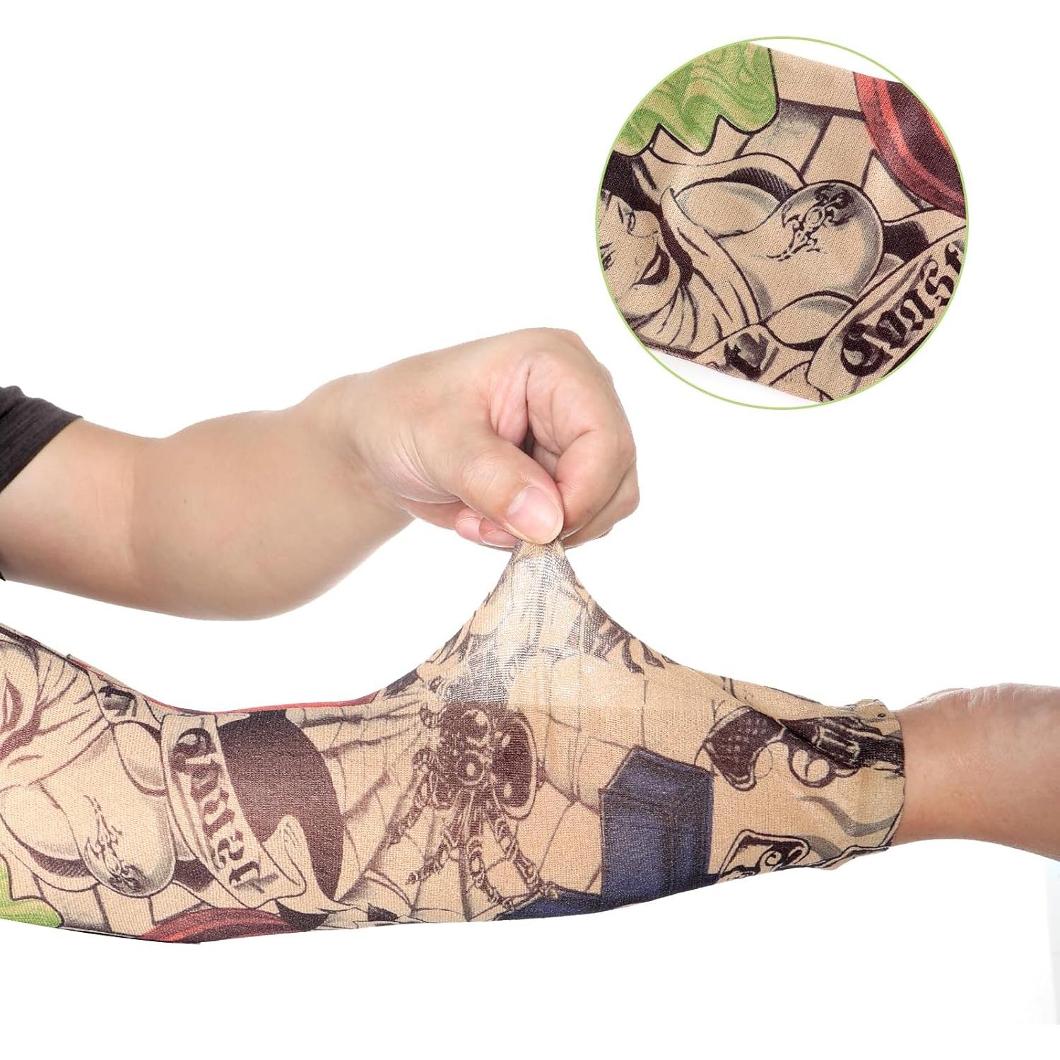Mangas de Tatuaje Temporales HOVEOX 6 Piezas Unisex 38 cm