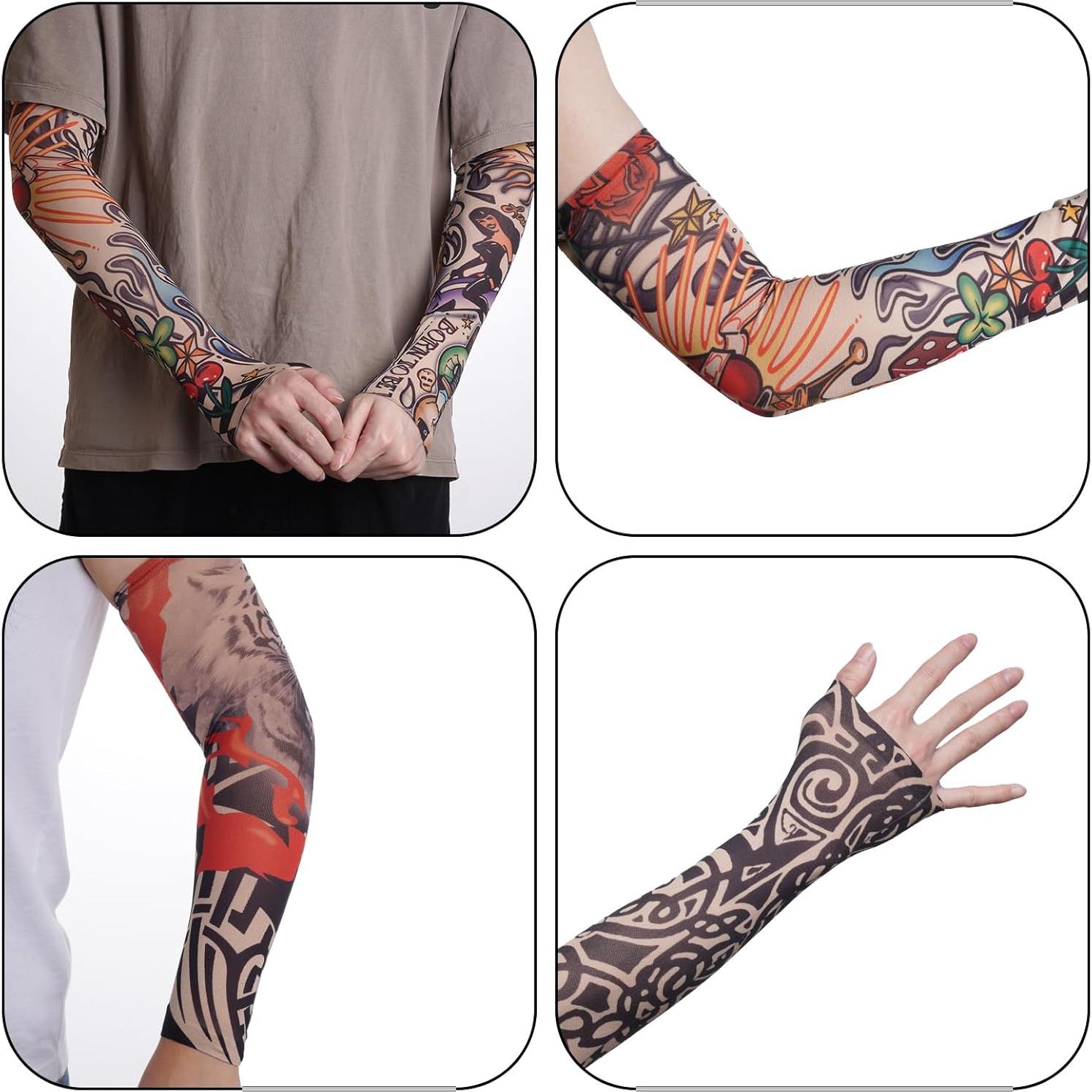 Mangas de Tatuaje Temporales HOVEOX 6 Piezas Unisex 38 cm