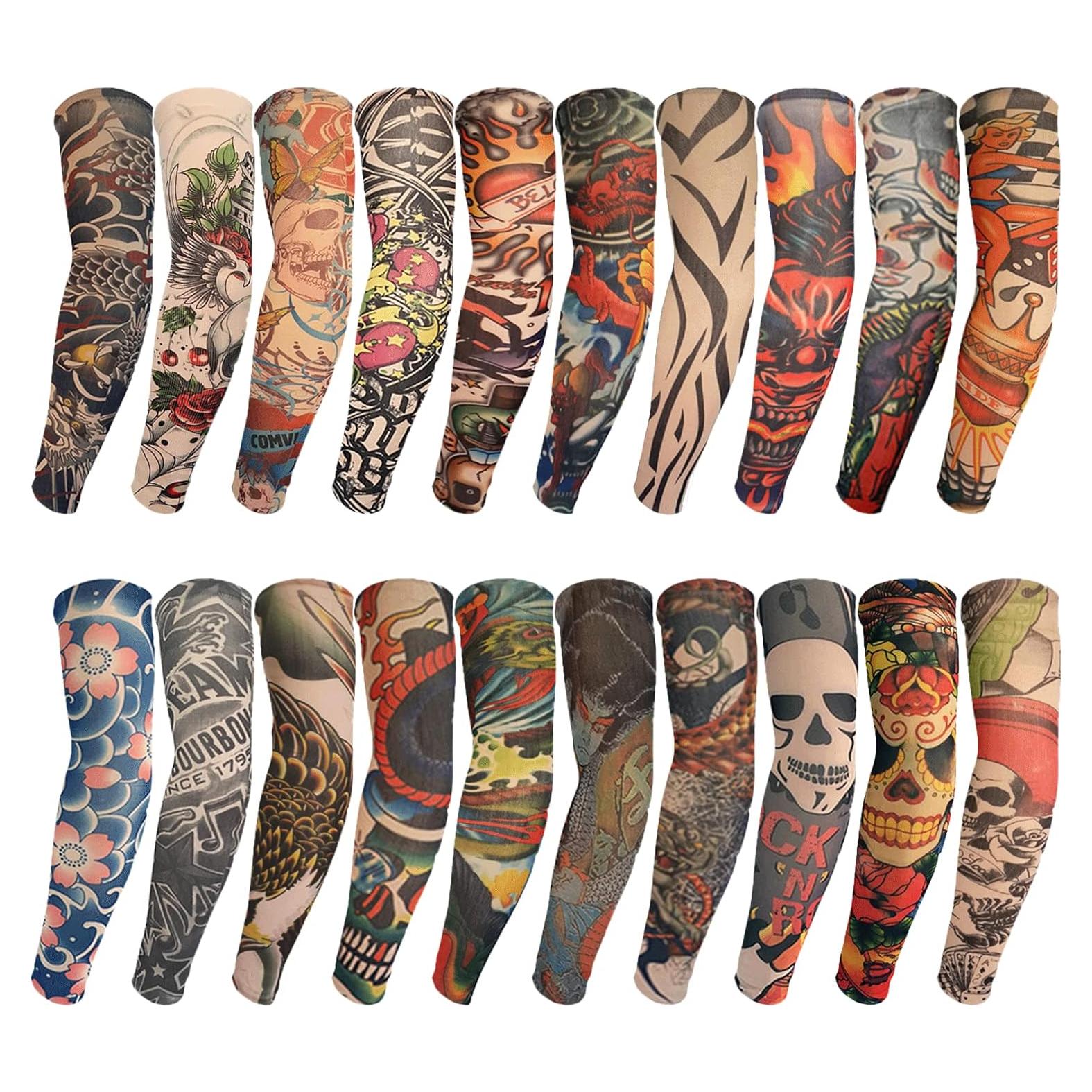 20 Mangas de Tatuaje ChurlChurl Unisex, Protección Solar