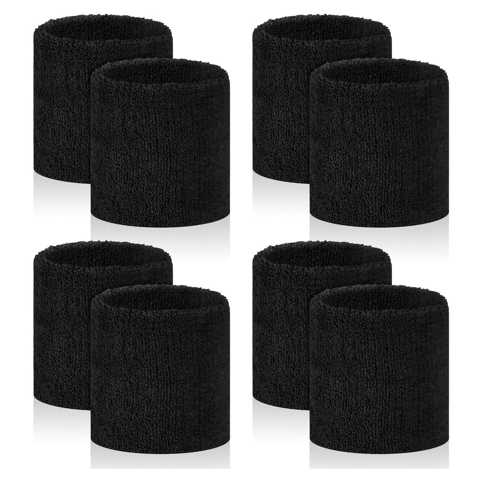 Bandas de Sudor para Muñeca PEASUG - 8 Piezas Absorbentes