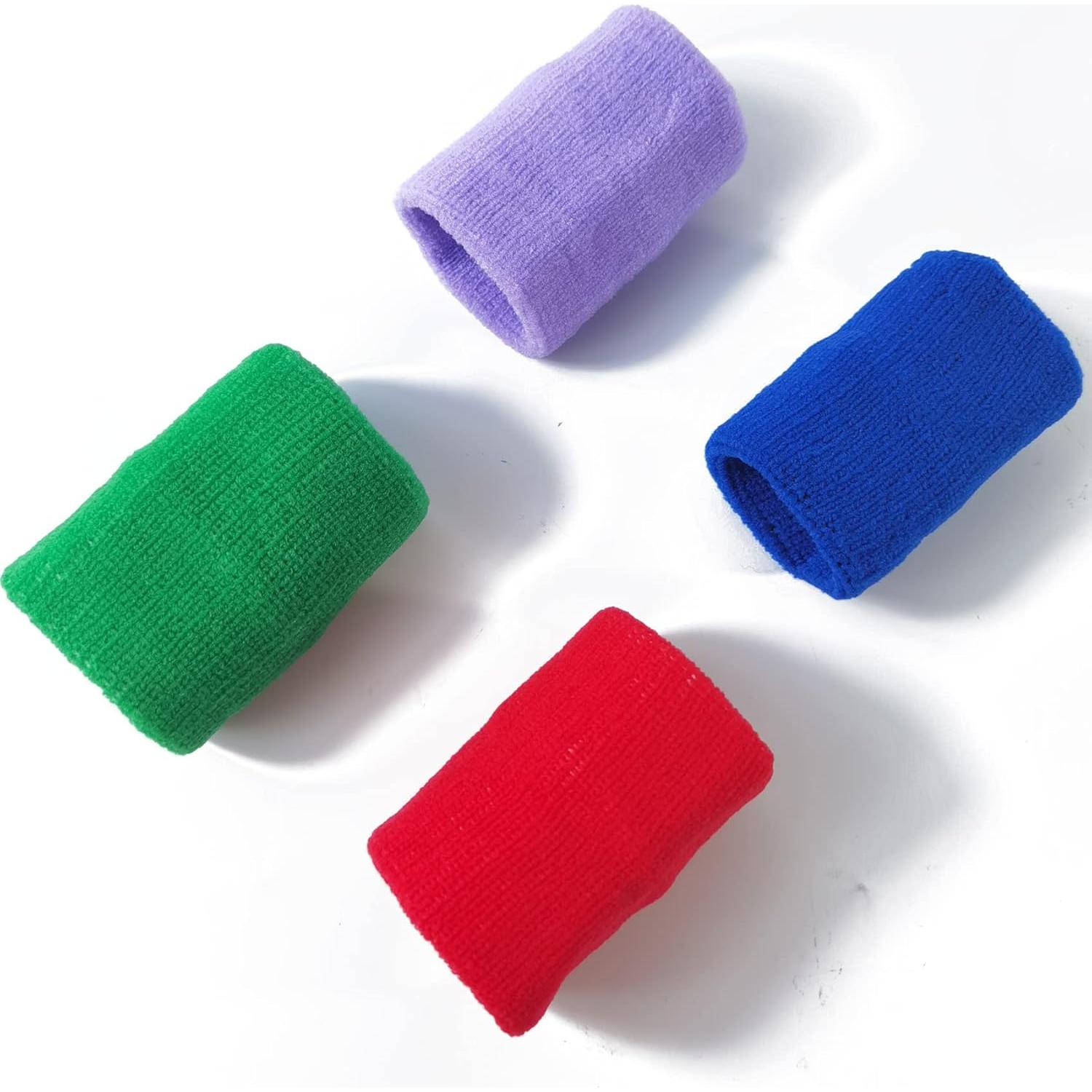 Muñequera Deportiva NSBELL 12 Pares Algodón Multicolor 8x8cm