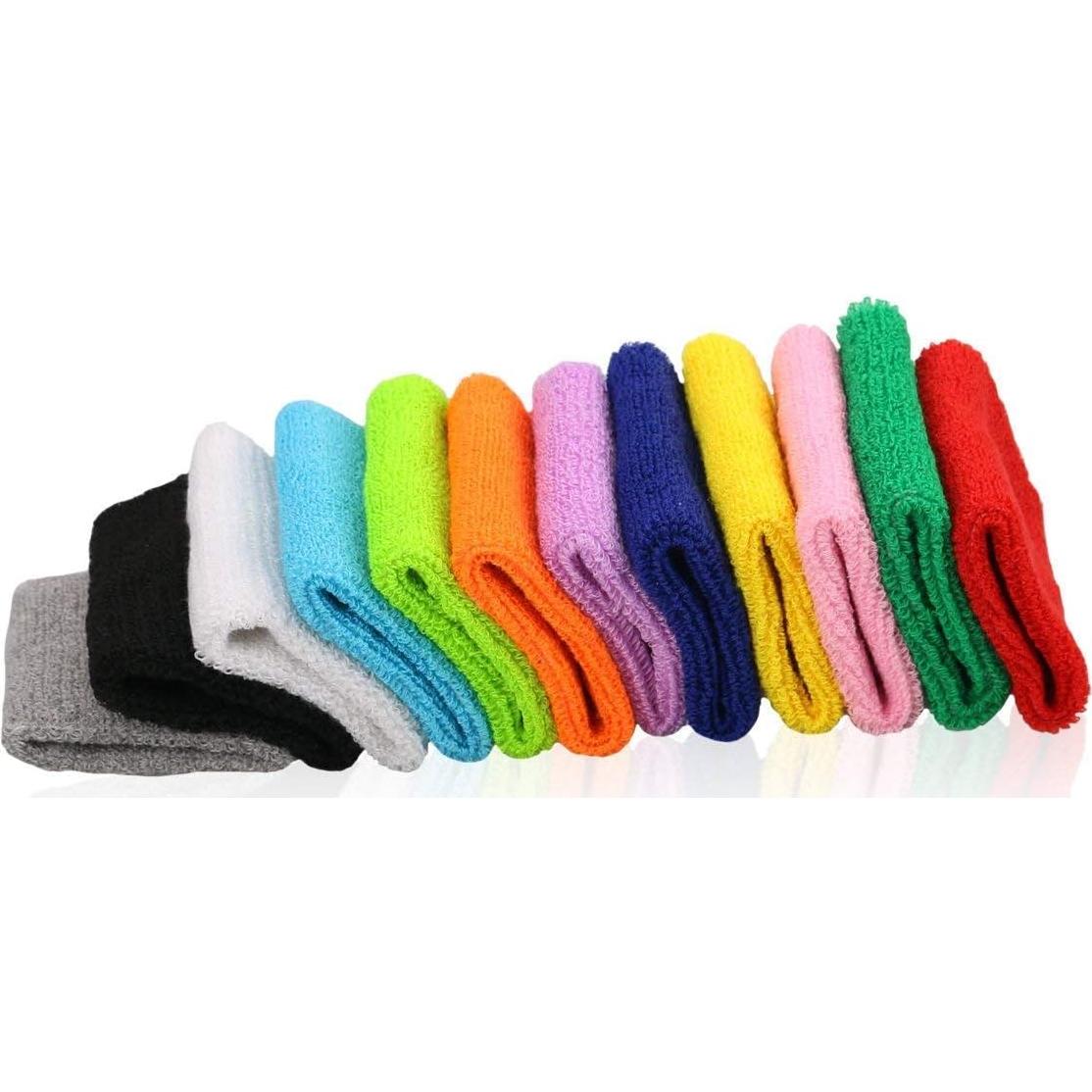 10 Pares de Muñequera Deportiva Payanwin - Absorbentes de Sudor