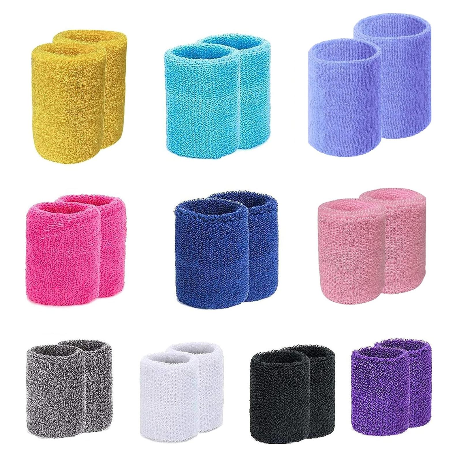 10 Pares de Bandas de Sudor Magicorange para Muñecas 8x7.6cm